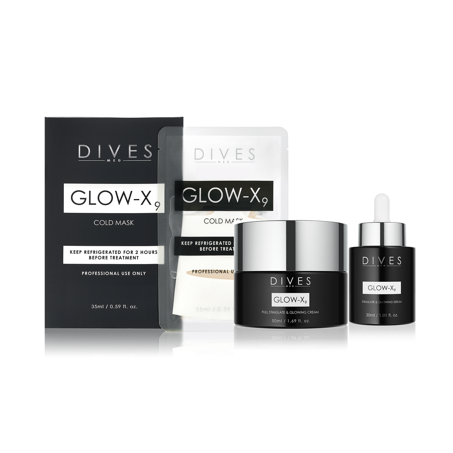 Dives Med Glow-X9 — Advanced 3-O-Ethyl Ascorbic Acid Skincare Collection