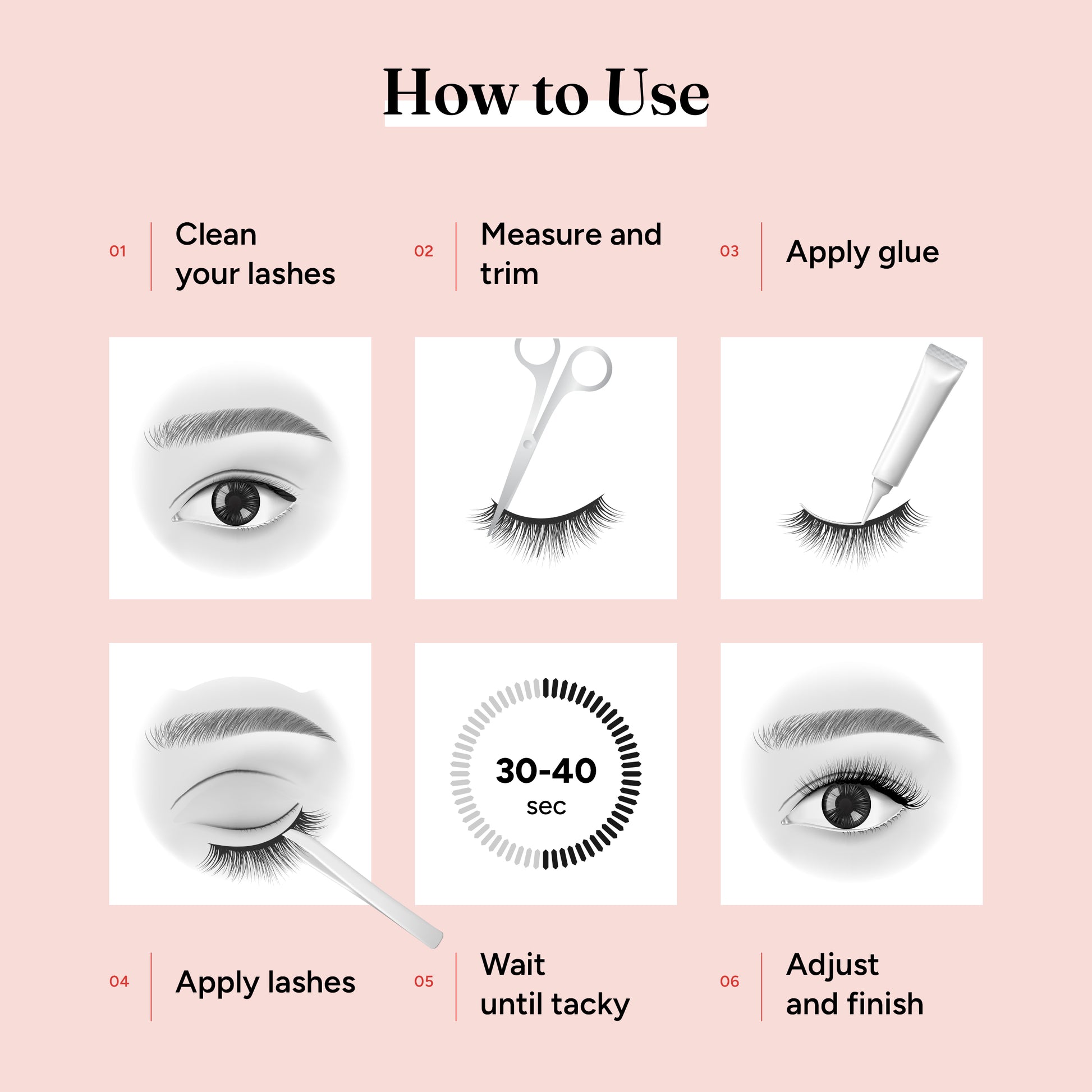 Doll Eye False Eyelashes - Filler Lux