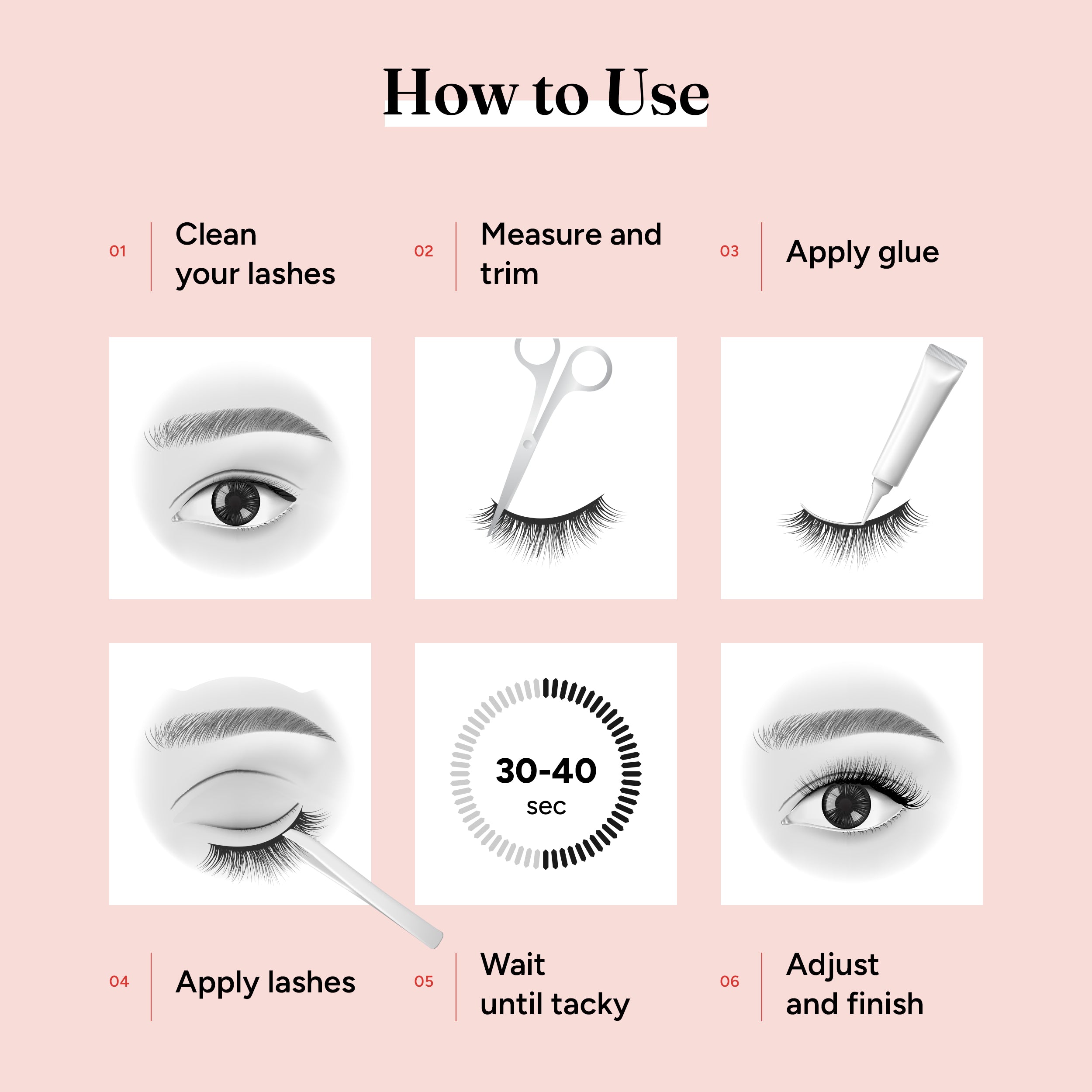 Doll Eye False Eyelashes - Filler Lux