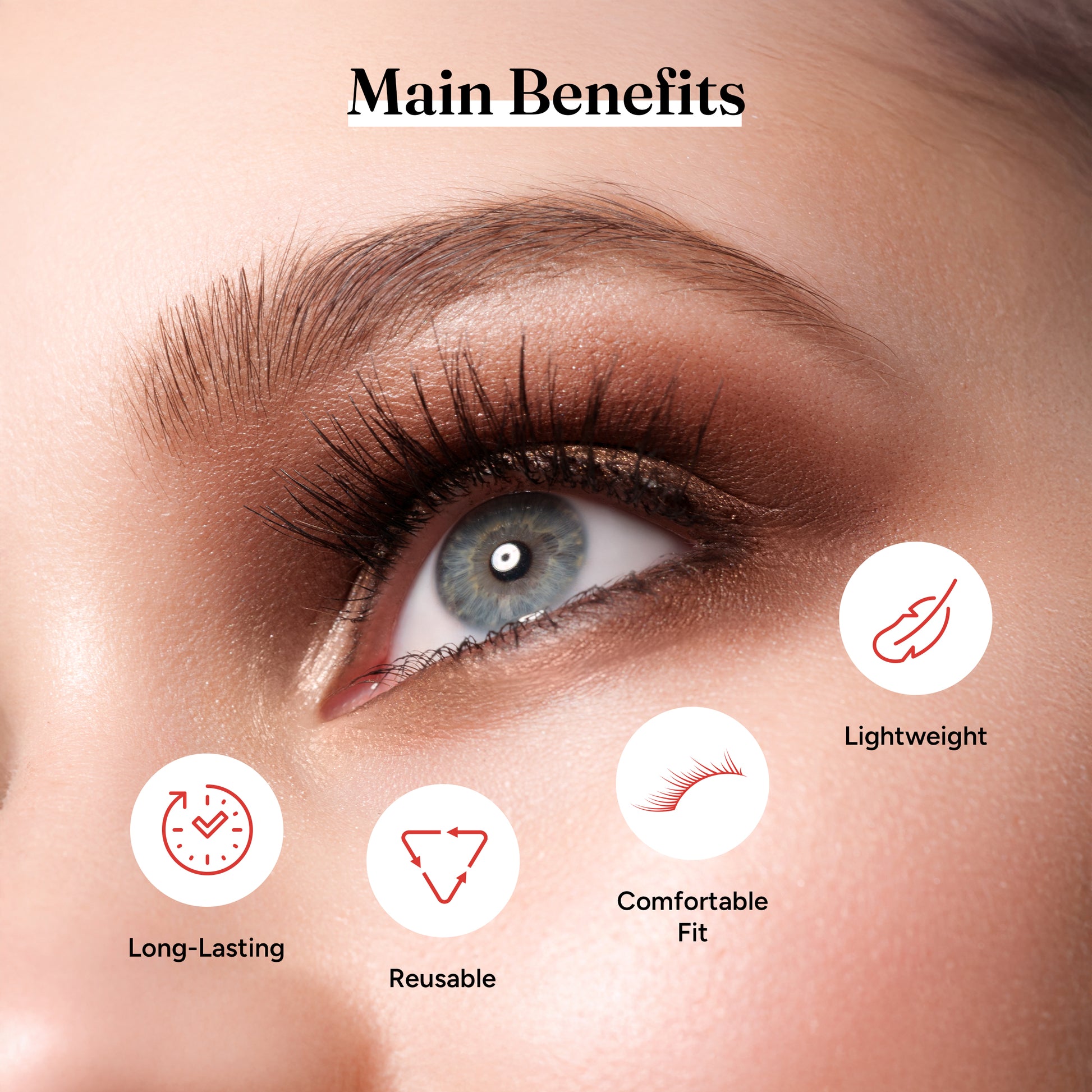 Full Glam False Eyelashes - Filler Lux