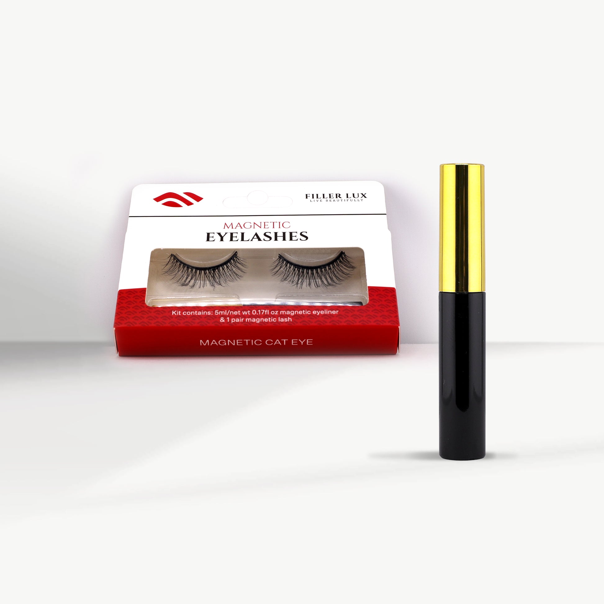Magnetic Cat Eye False Eyelashes - Filler Lux