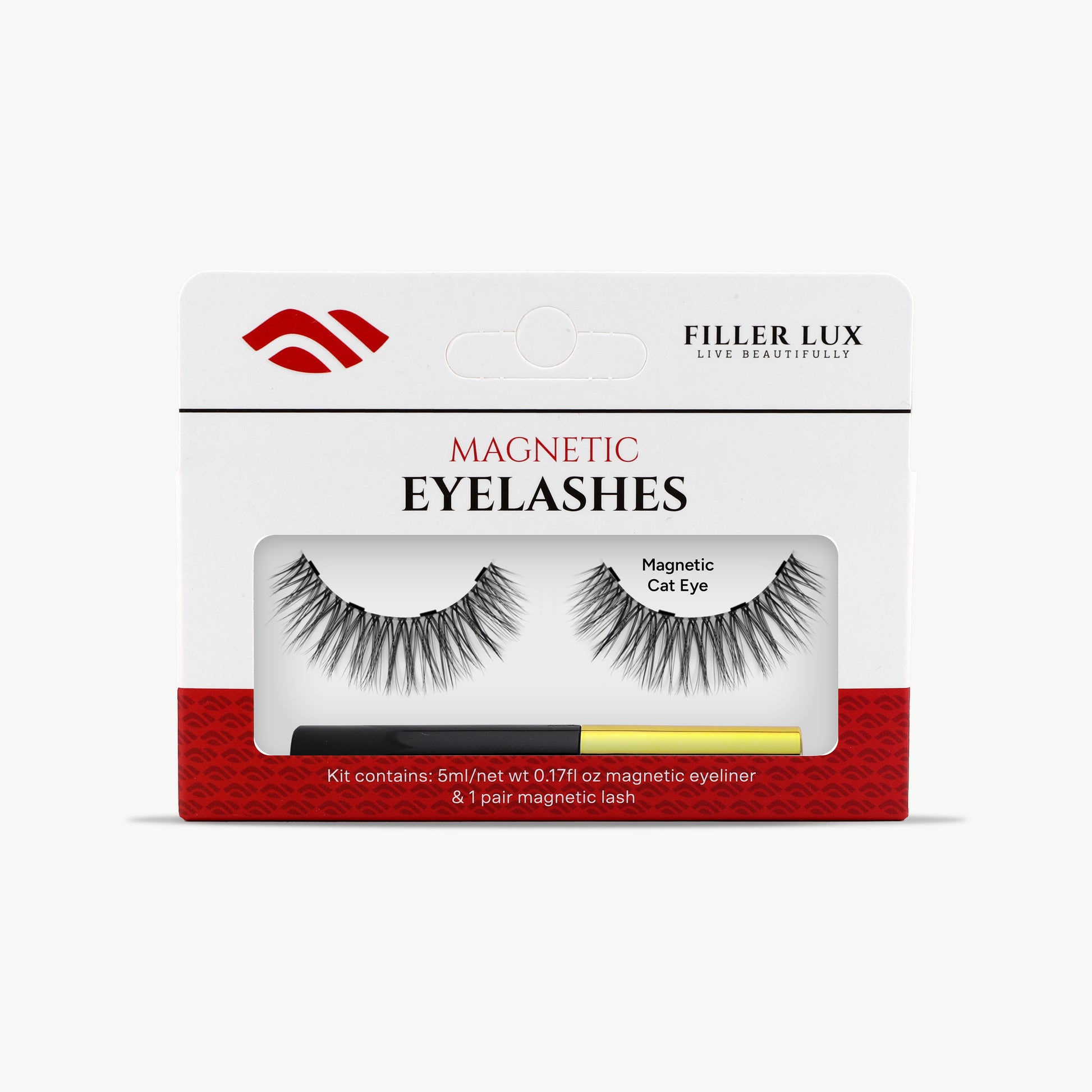 Magnetic Cat Eye False Eyelashes - Filler Lux