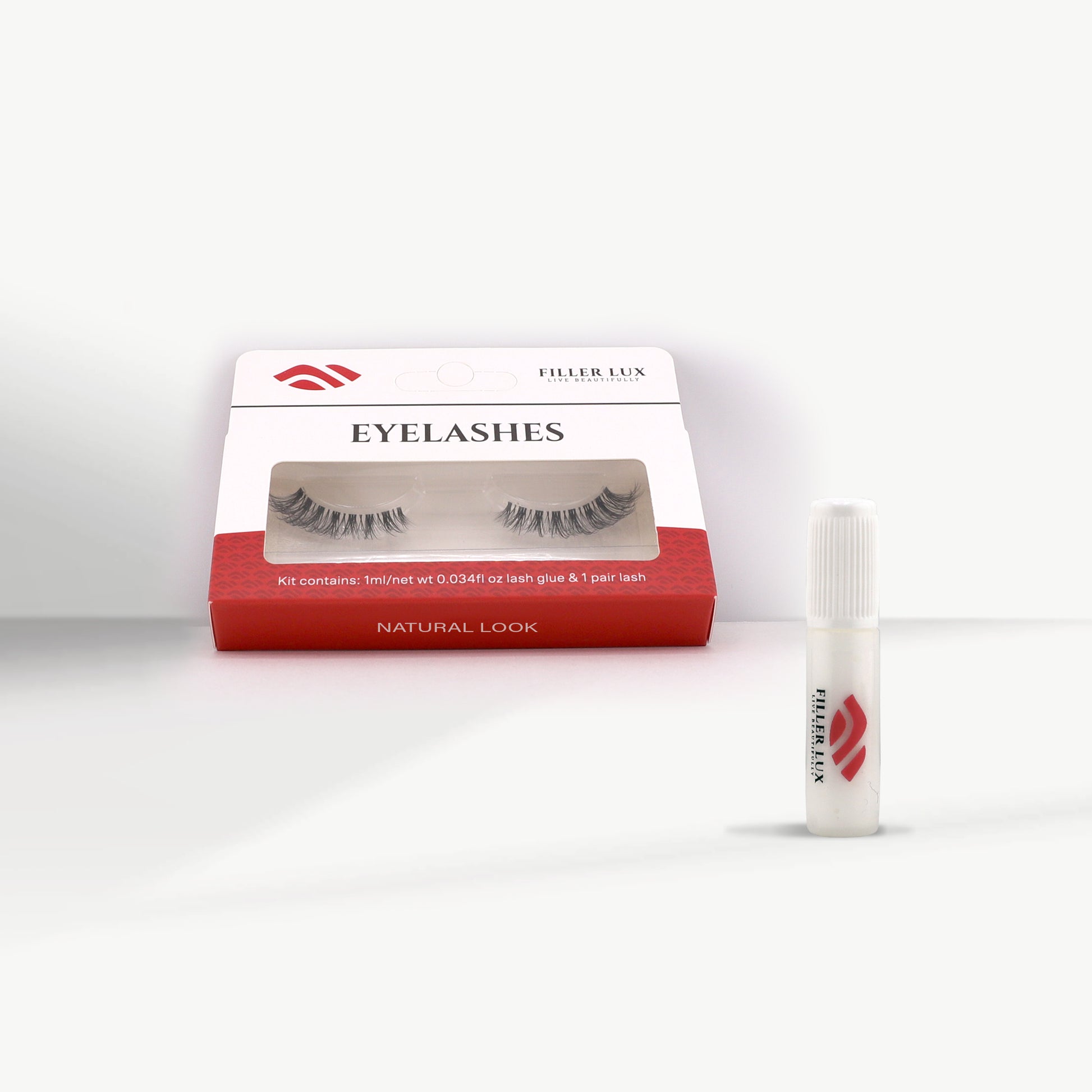 Natural Look False Eyelashes - Filler Lux