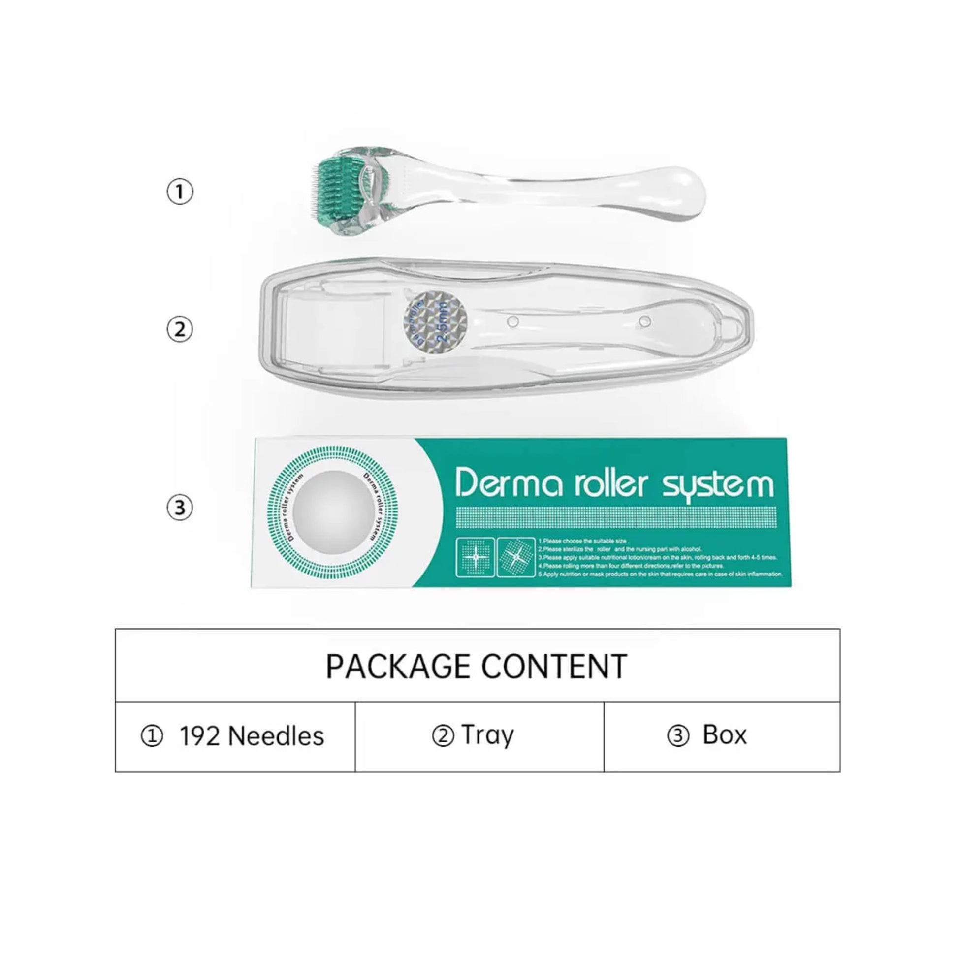 Derma Roller 192 Microneedles - Filler Lux