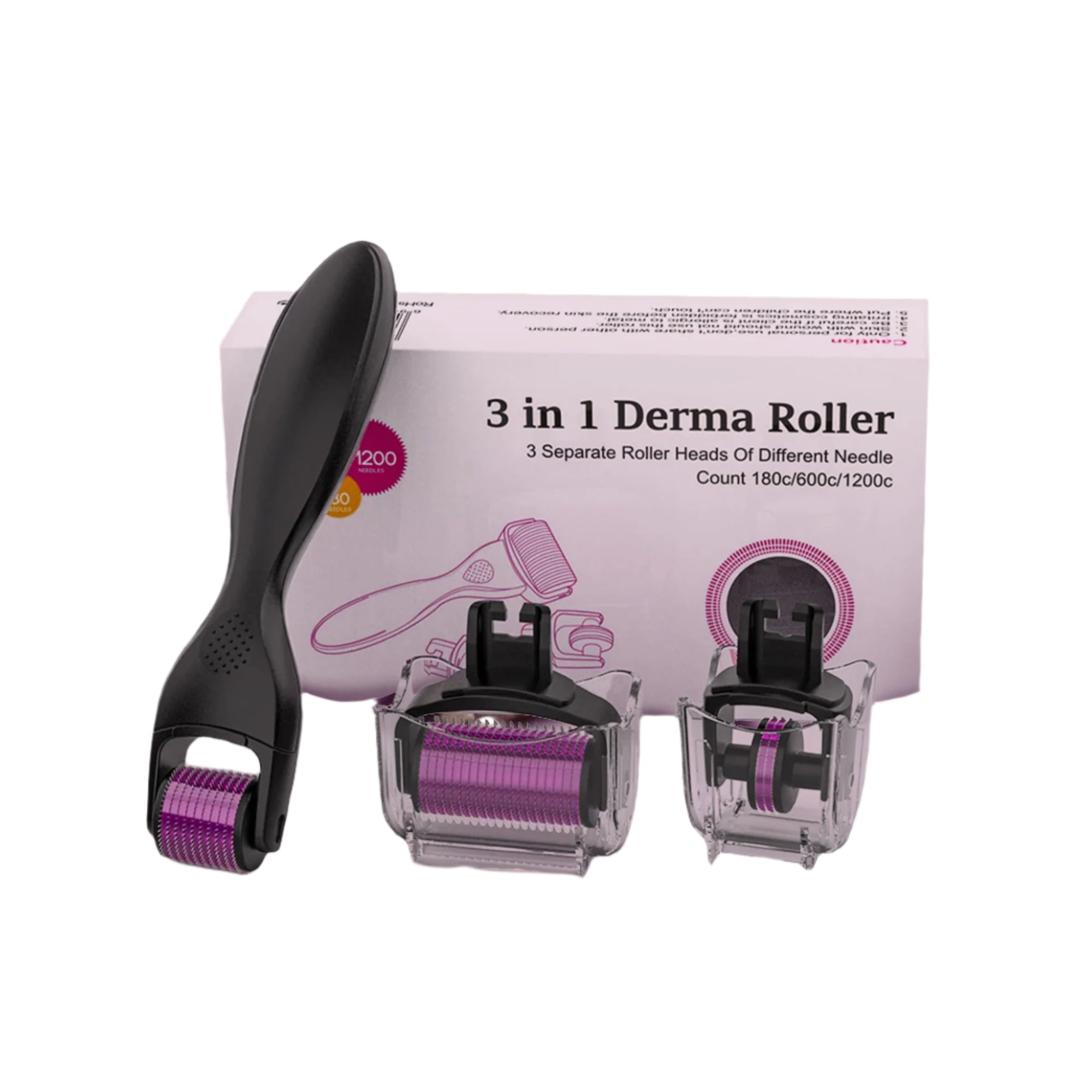Derma Roller 3 in 1 Kit 600 Microneedles - Filler Lux