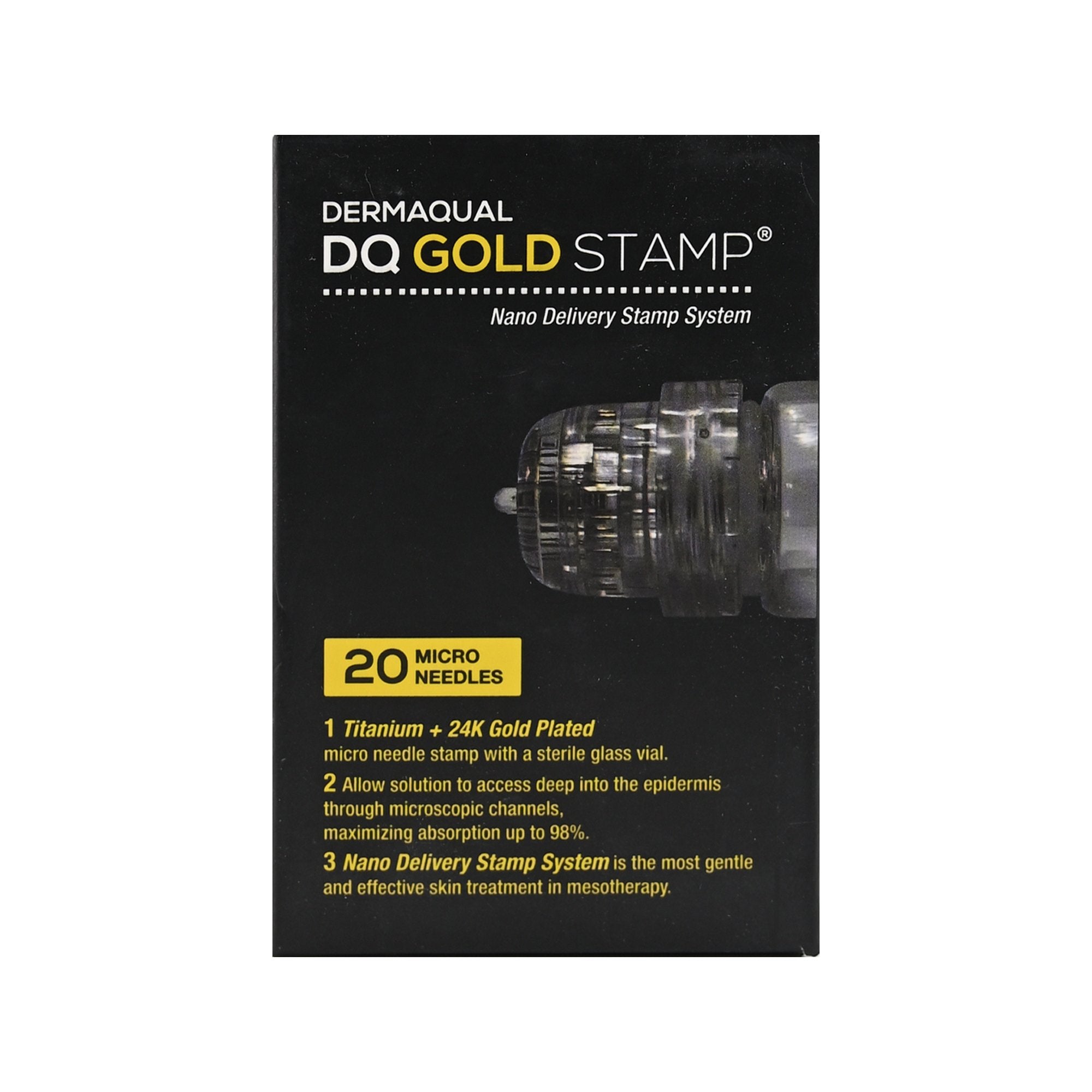 DQ Gold Stamp 20 Micro Needles - Filler Lux