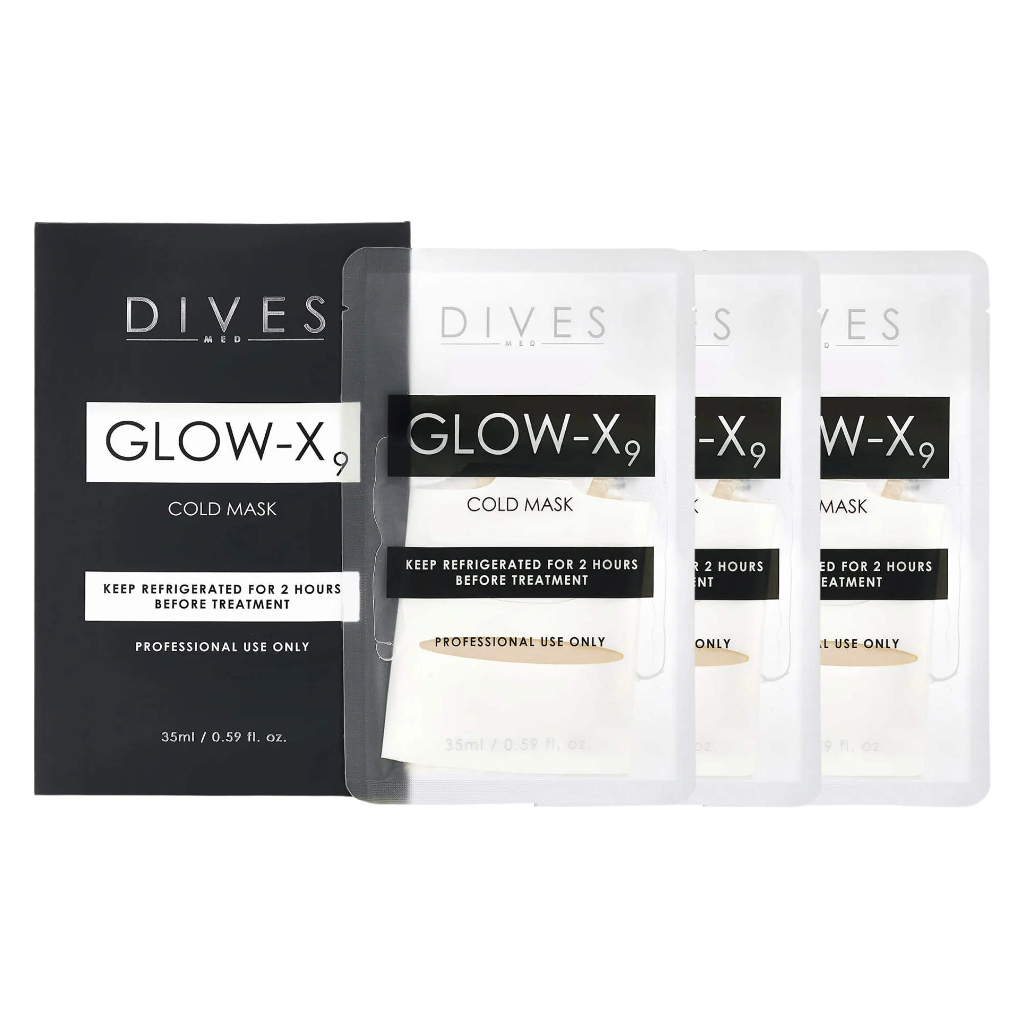 Glow-x9 Cold Mask Dives Med