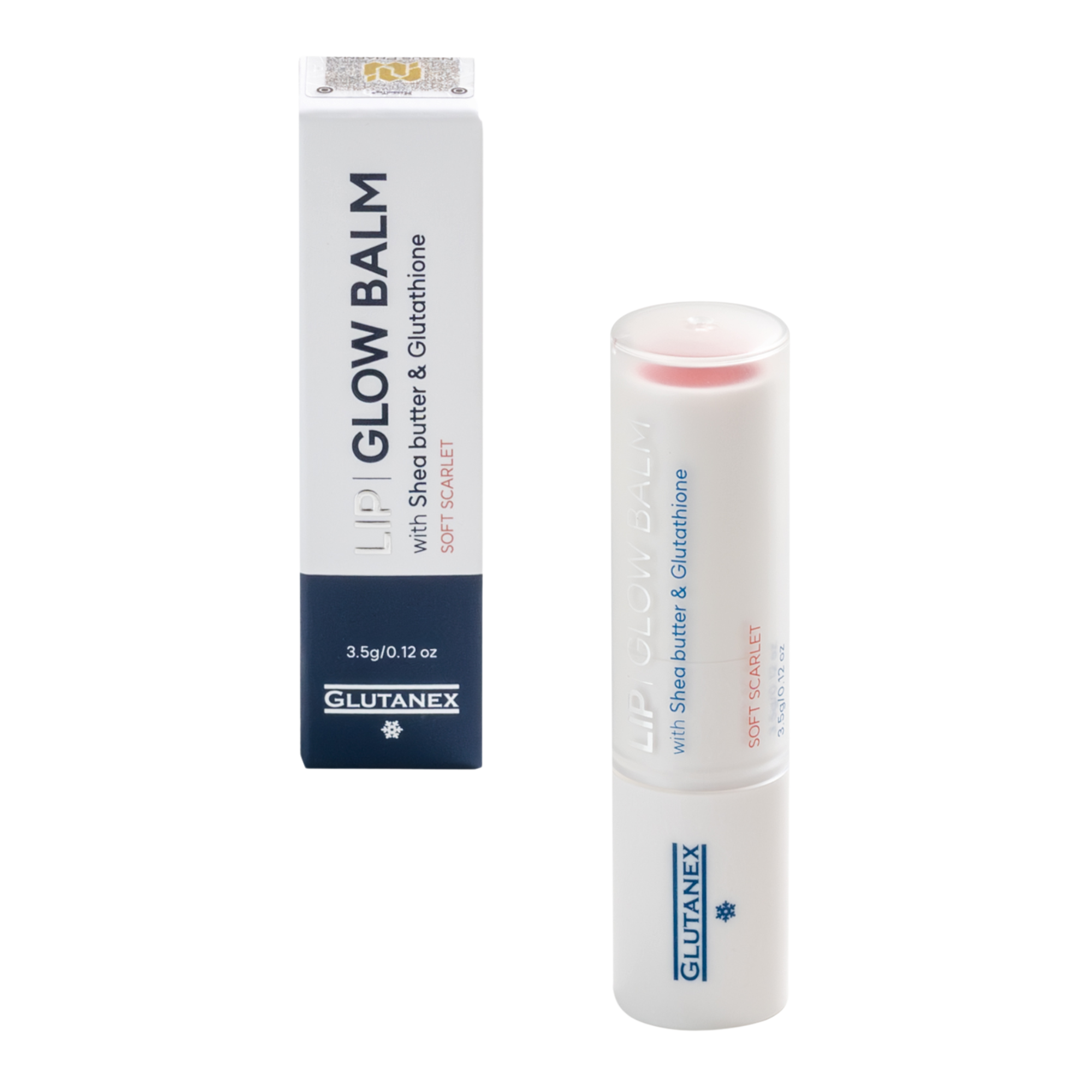 Glutanex Lip Glow Balm Soft Scarlet - Filler Lux