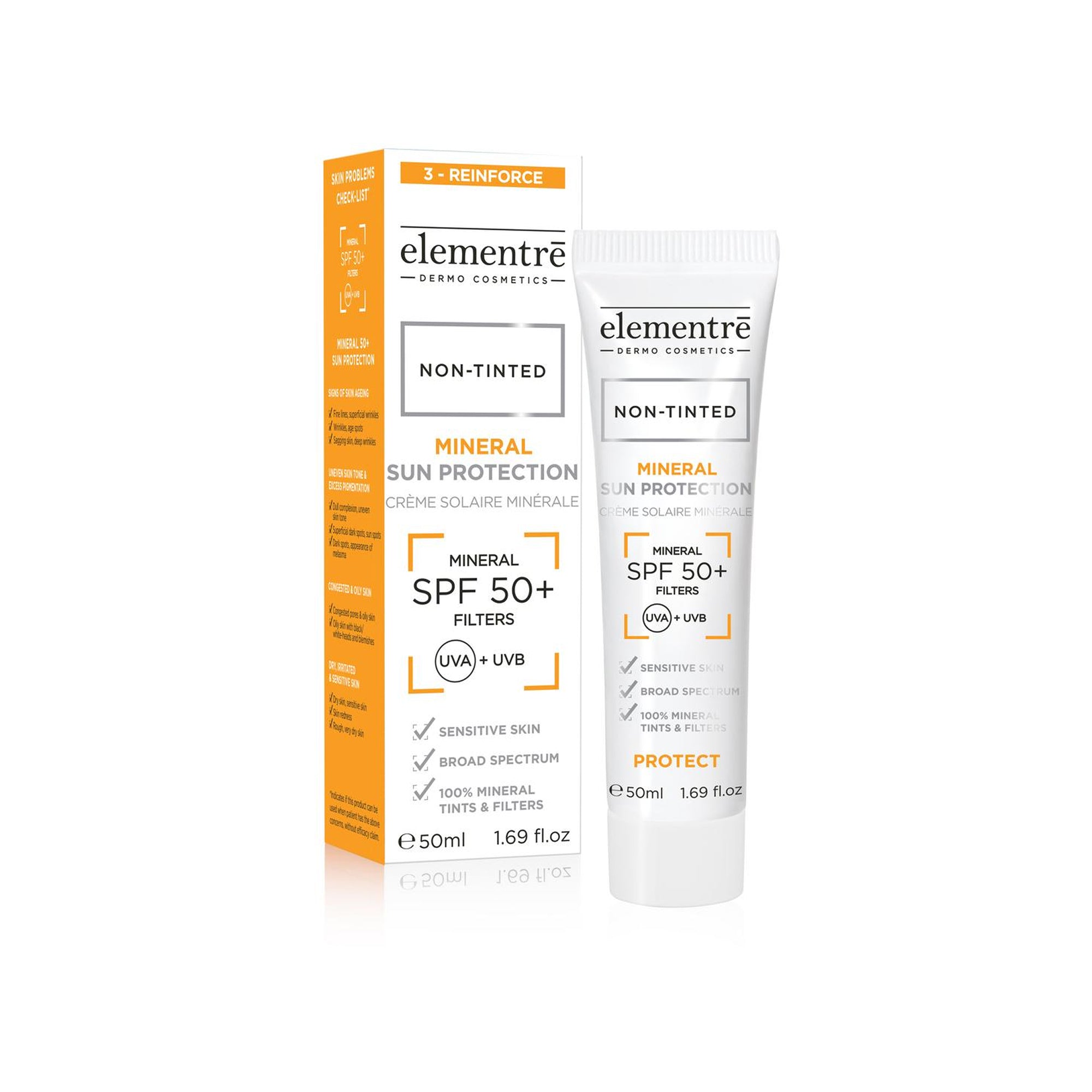 SPF 50+ Mineral Sun Protection - Non-Tinted - Filler Lux