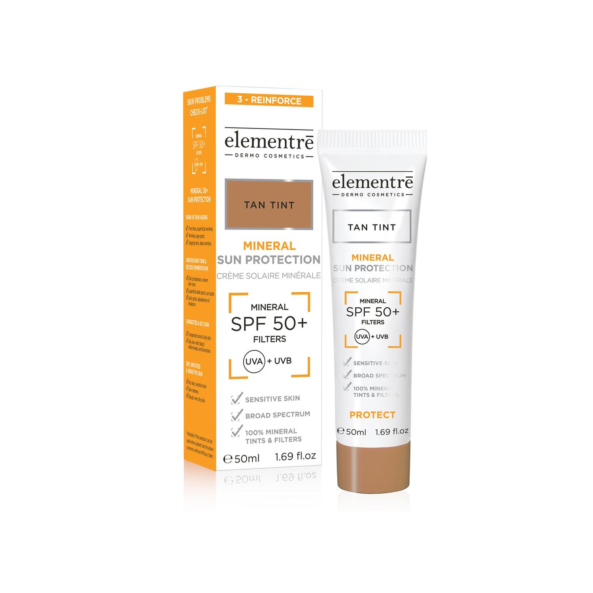 SPF 50+ Mineral Sun Protection - Tan Tint - Filler Lux