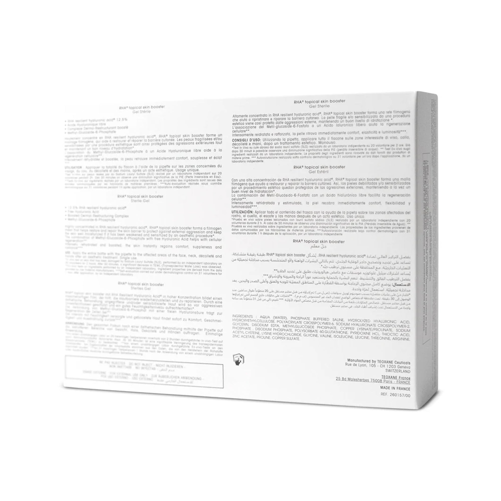 Teoxane RHA Topical Skin Booster - Filler Lux