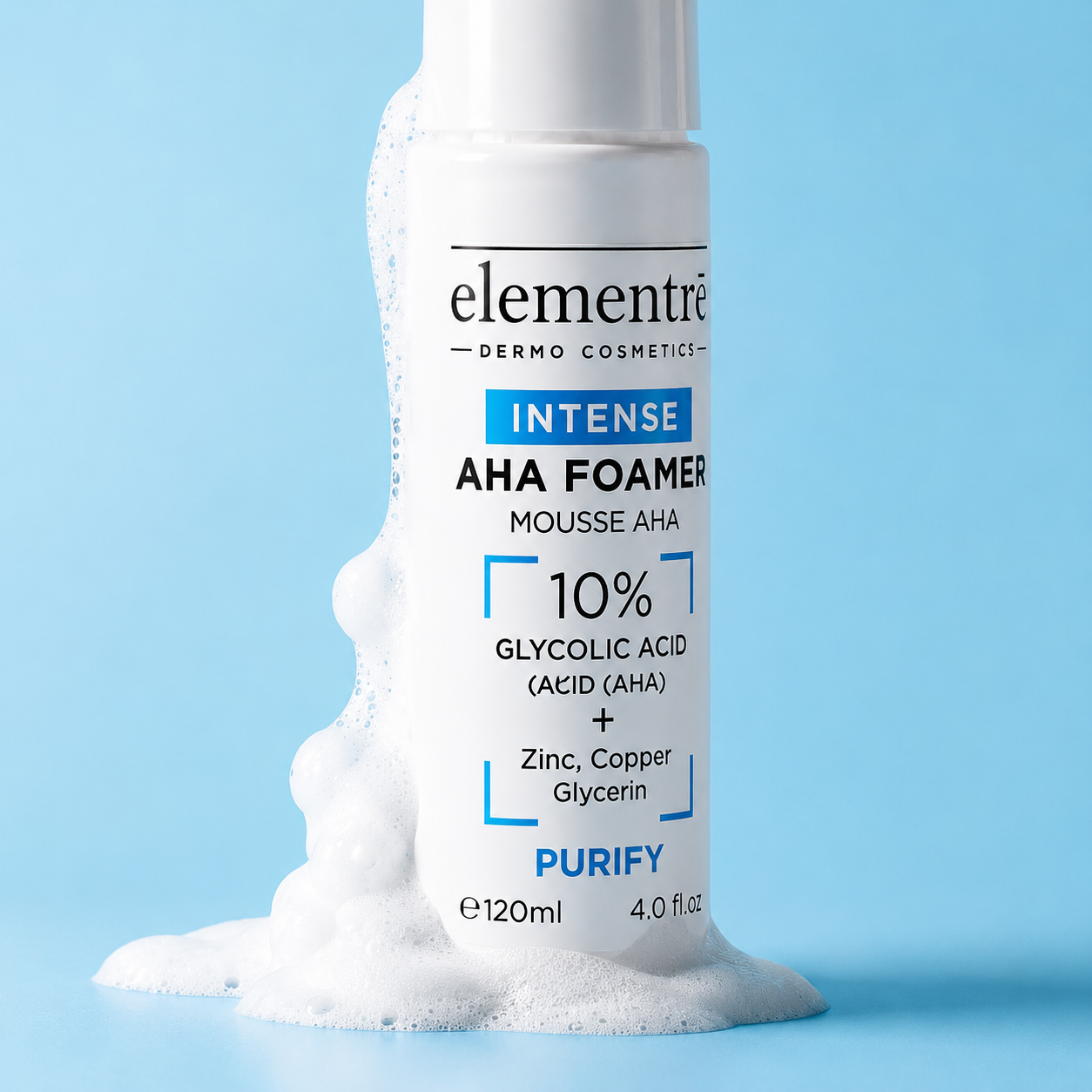Elementre 10% AHA Foamer Intense Cleanser elementre