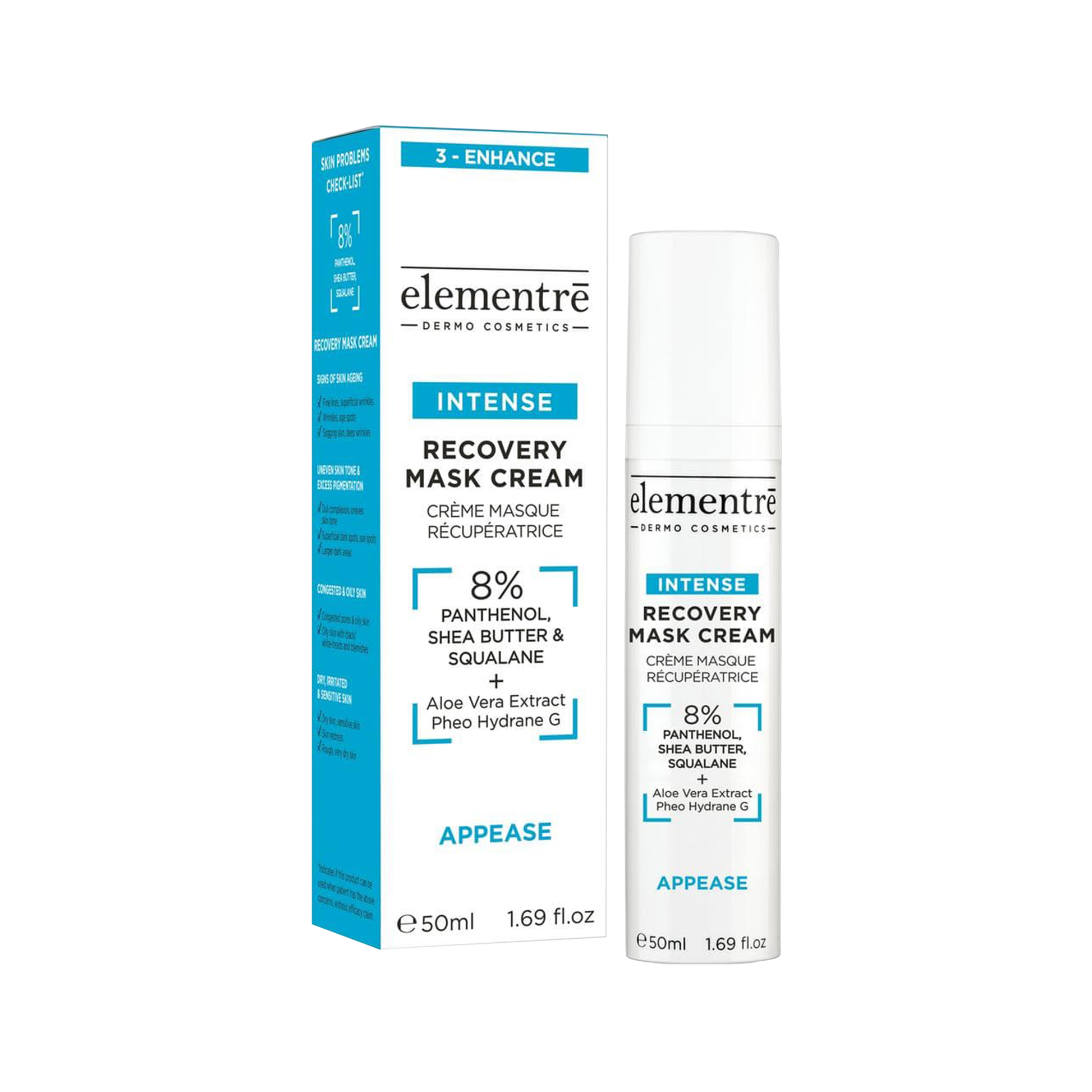 8% Panthenol, Shea Butter & Squalane Recovery Mask Cream - Filler Lux
