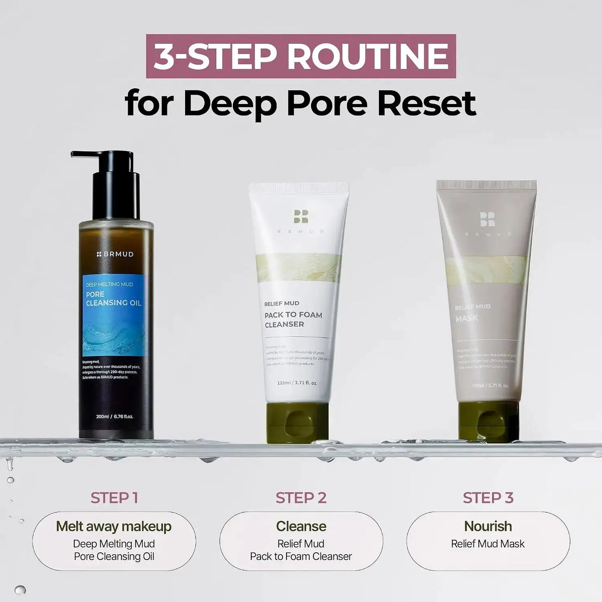 BRMUD Deep Melting Mud Pore Cleansing Oil BRMUD