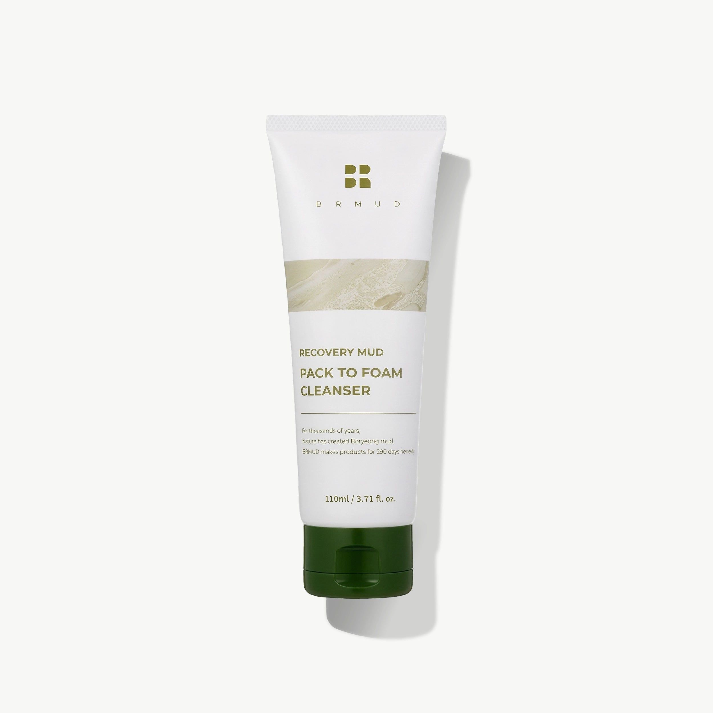 BRMUD Recovery Mud Pack to Foam Facial Cleanser