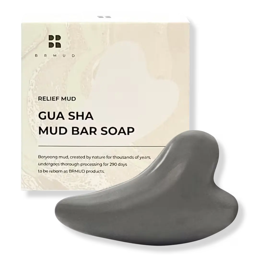 BRMUD Relief Mud Gua Sha Mud Bar Soap BRMUD