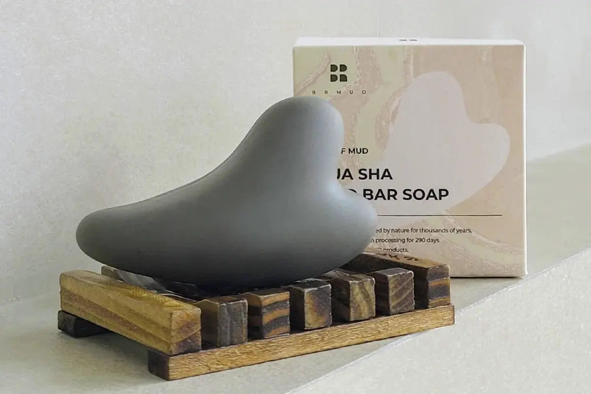 BRMUD Relief Mud Gua Sha Mud Bar Soap BRMUD