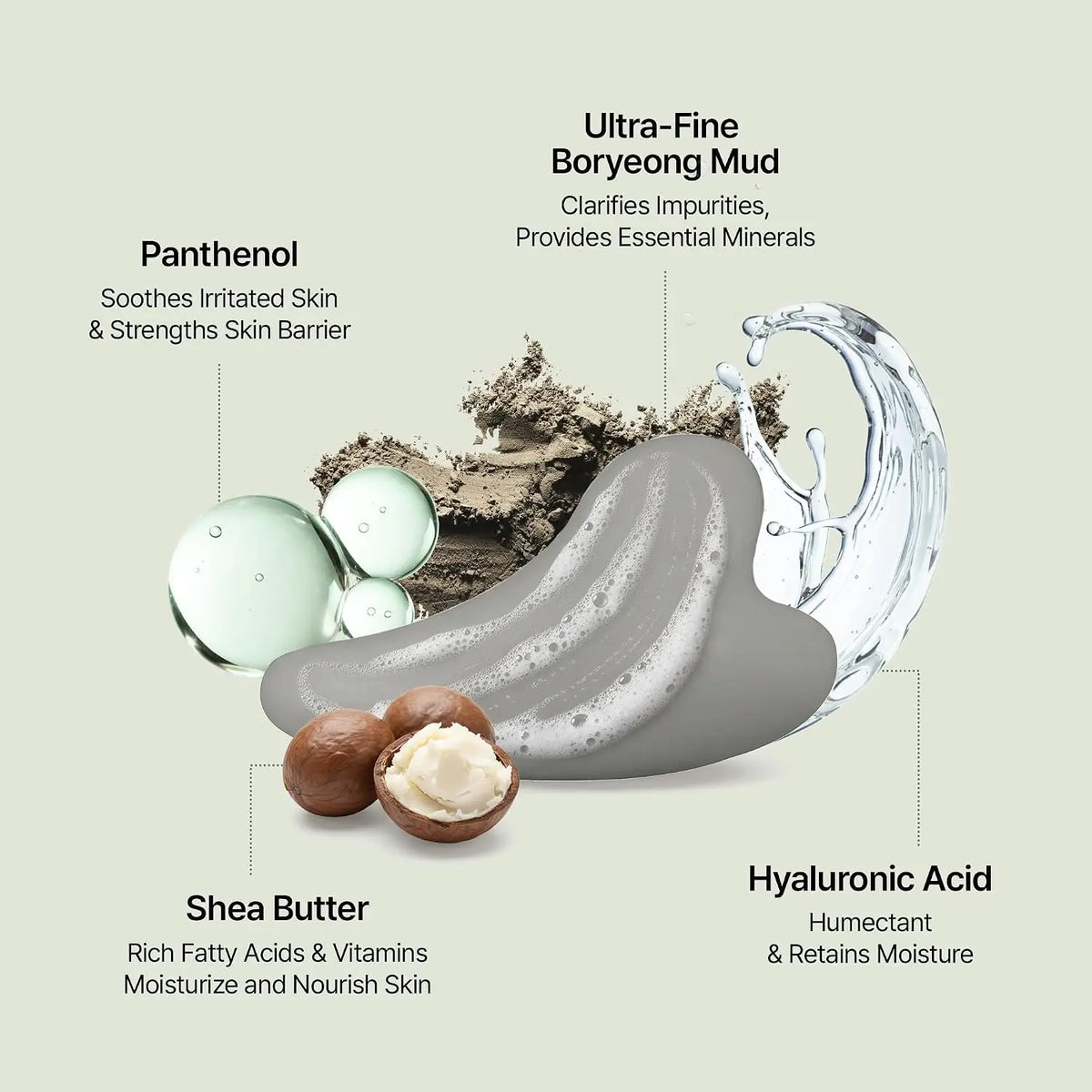 BRMUD Relief Mud Gua Sha Mud Bar Soap BRMUD