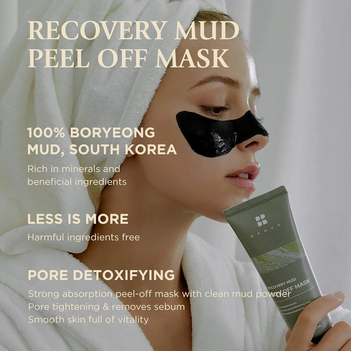 BRMUD Relief Mud Peel Off Mask BRMUD