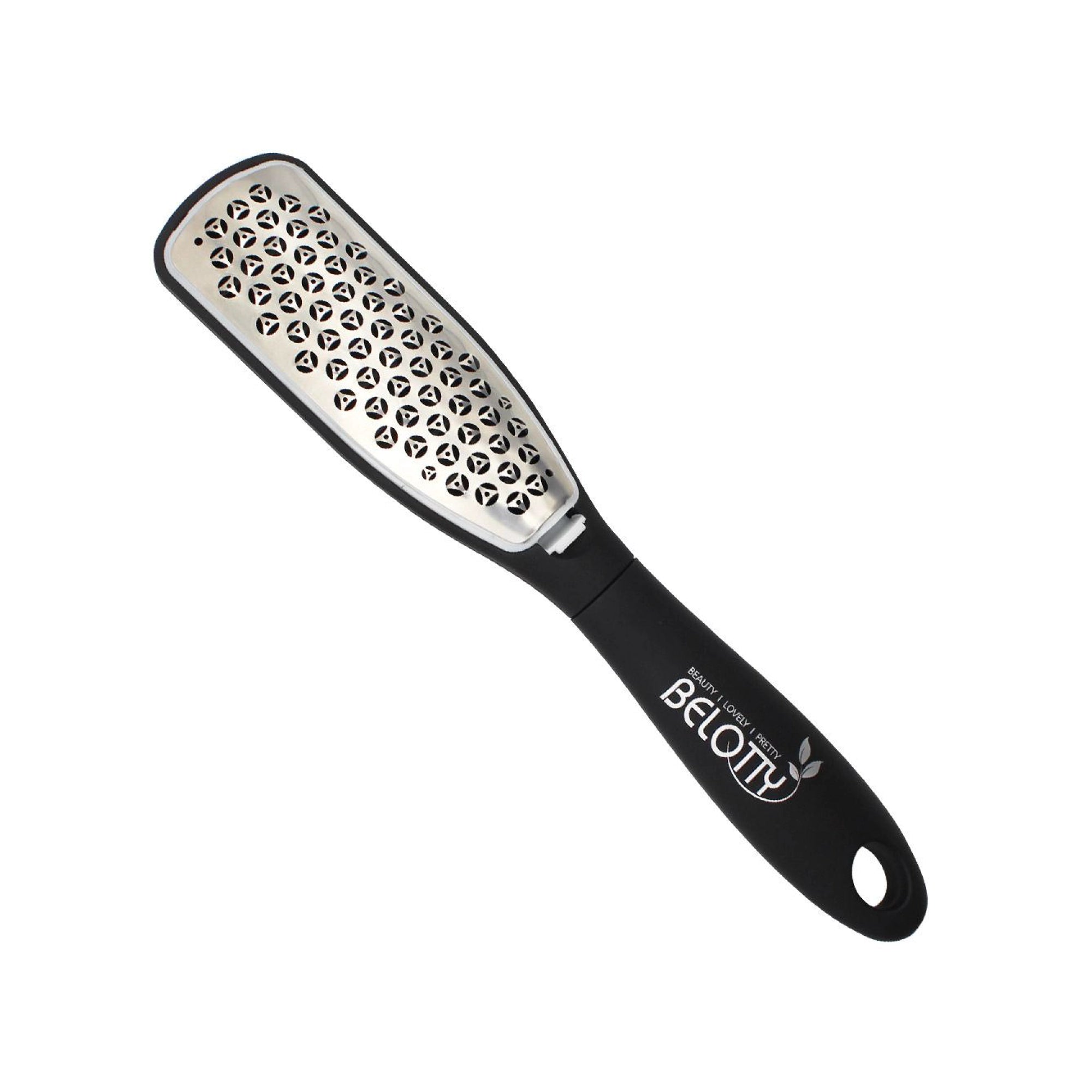 Black Stainless Steel Footon a white background