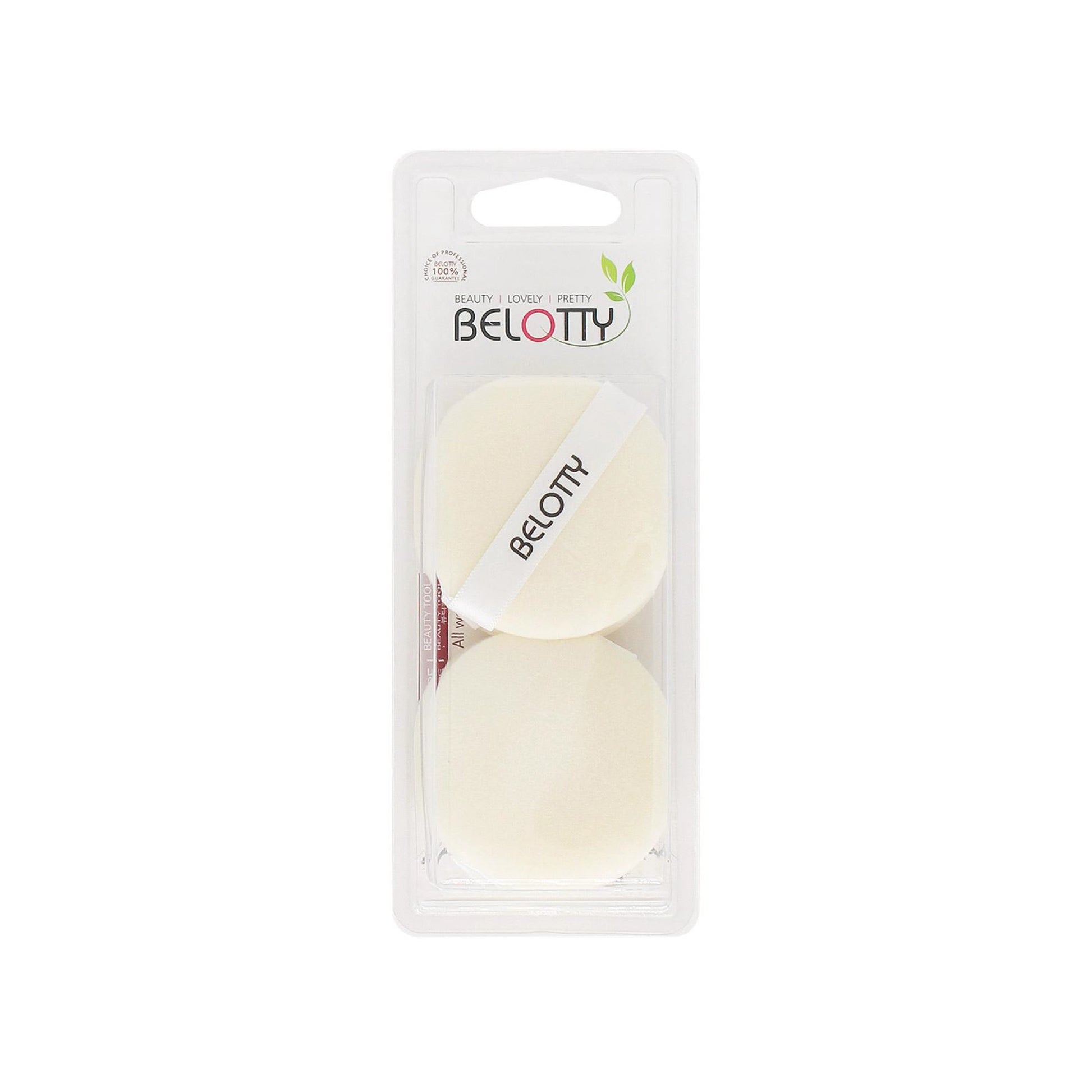 Packaged Belotty beauty products on a white background