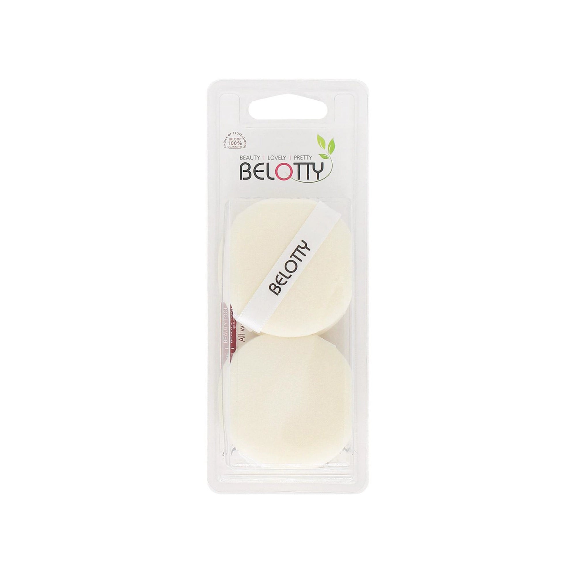 Packaged Belotty beauty products on a white background