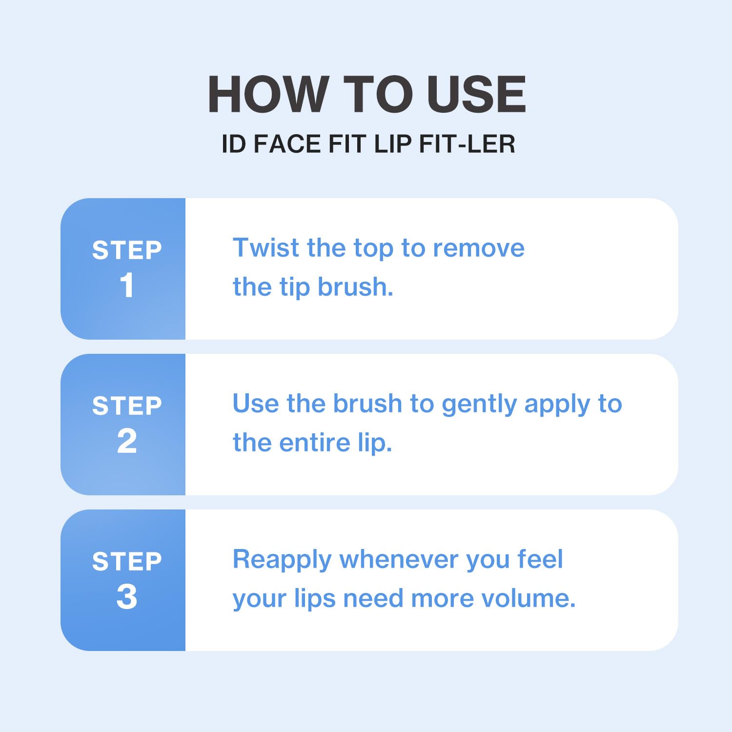 Face Fit Lip Fit-ler id PLACOSMETICS