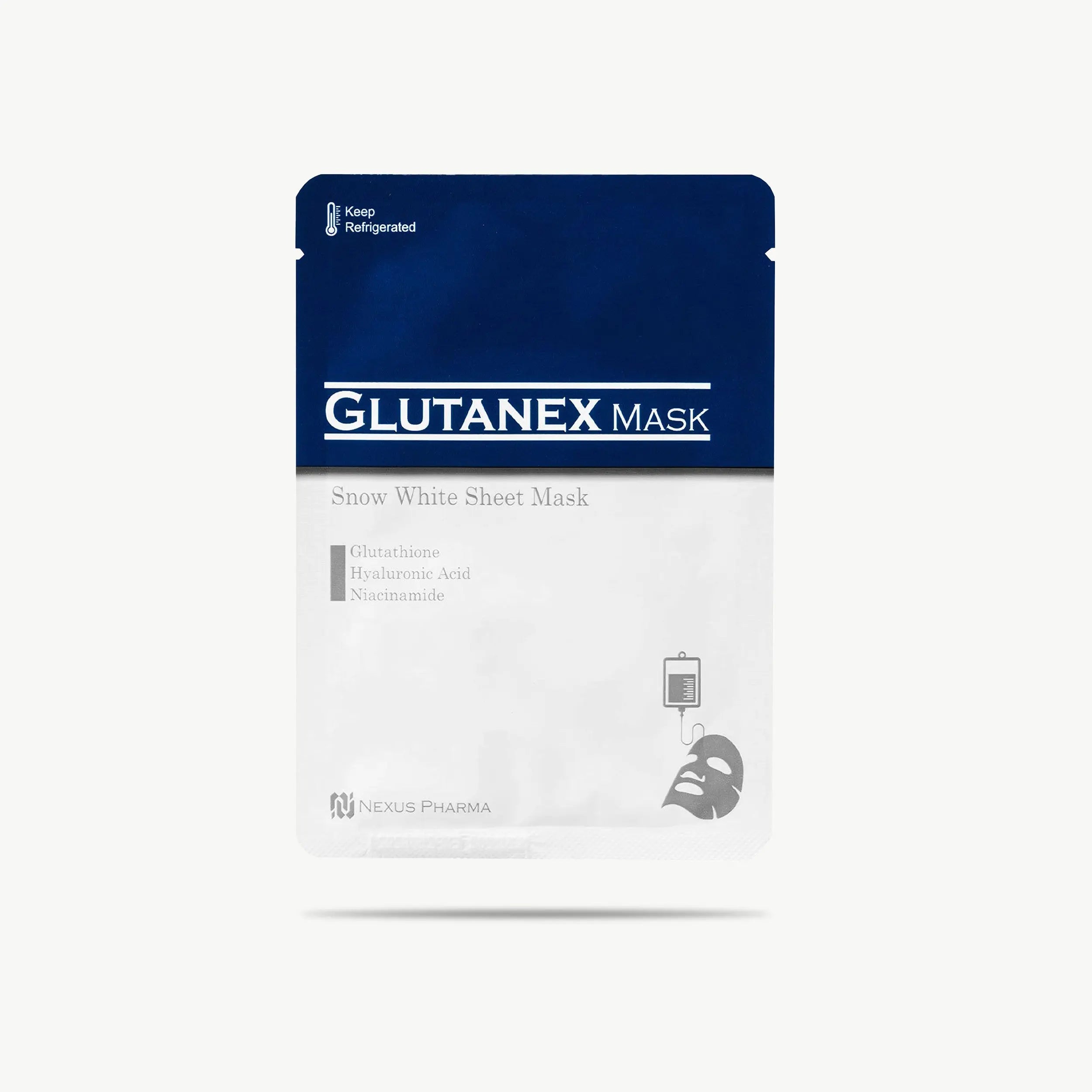 Glutanex Snow White Sheet Mask | Premium Skincare Selection at Filler Filler Lux Glutanex Snow White Sheet Mask | Premium Skincare Selection at Filler Filler Lux
