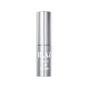 Silver cosmetic bottle with 'ILIA' branding on a white background