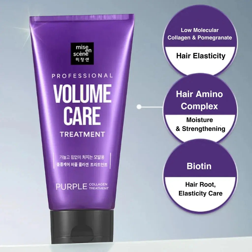 Mise en Scene Professional Volume Care Purple Collagen Treatment - Filler Lux