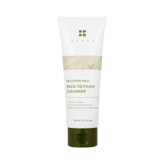 BRMUD Recovery Mud Pack to Foam Facial Cleanser BRMUD