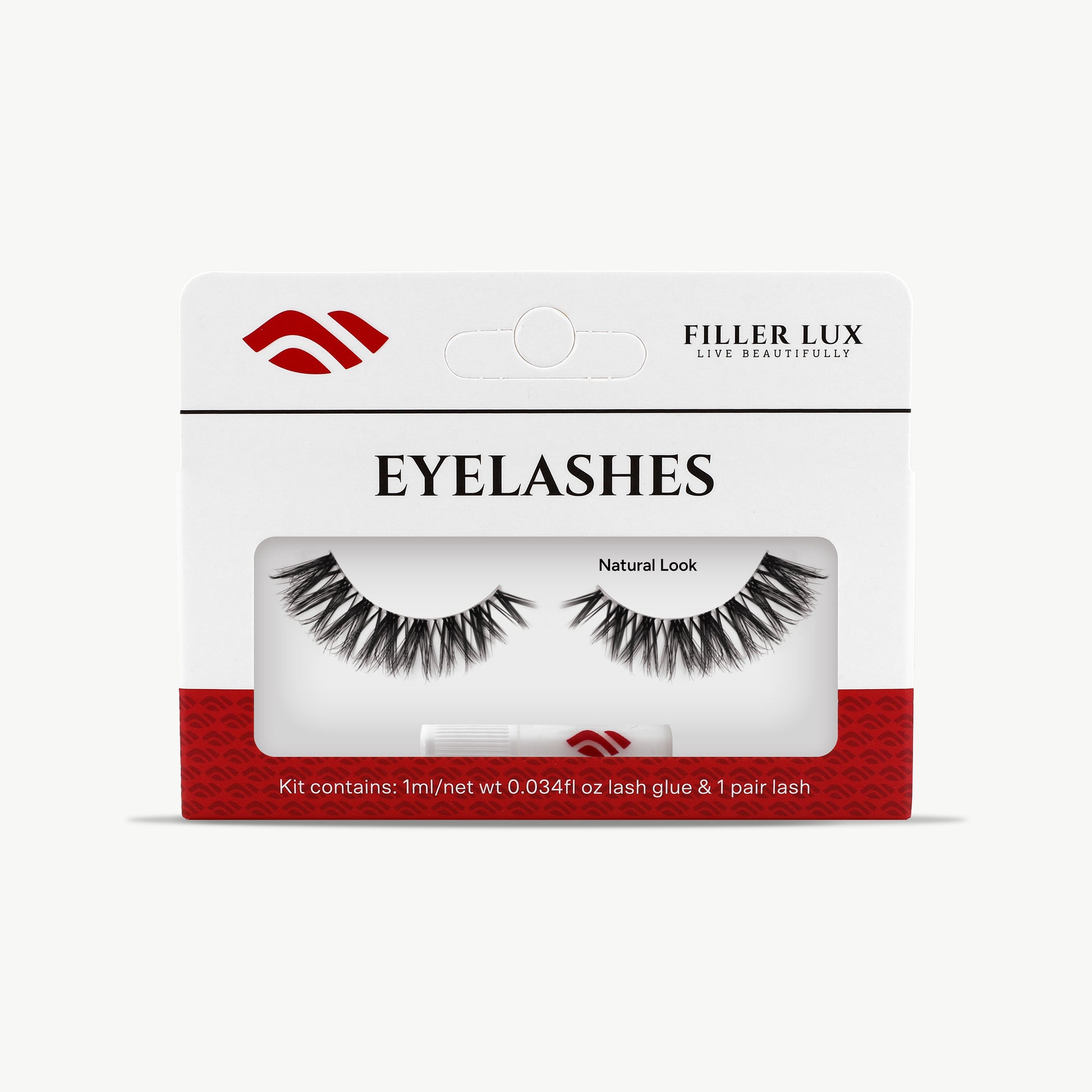 Natural Look False Eyelashes - Filler Lux