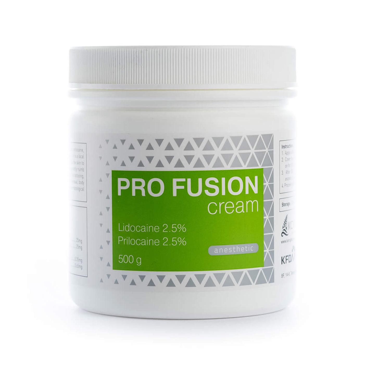 Pro Fusion Cream Lidocaine 2.5% Prilocaine 2.5% 500g