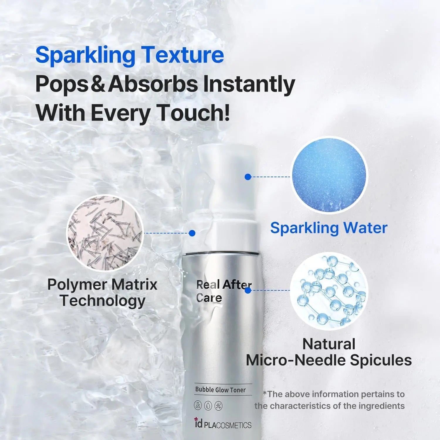 Real After Care Bubble Glow Toner id PLACOSMETICS