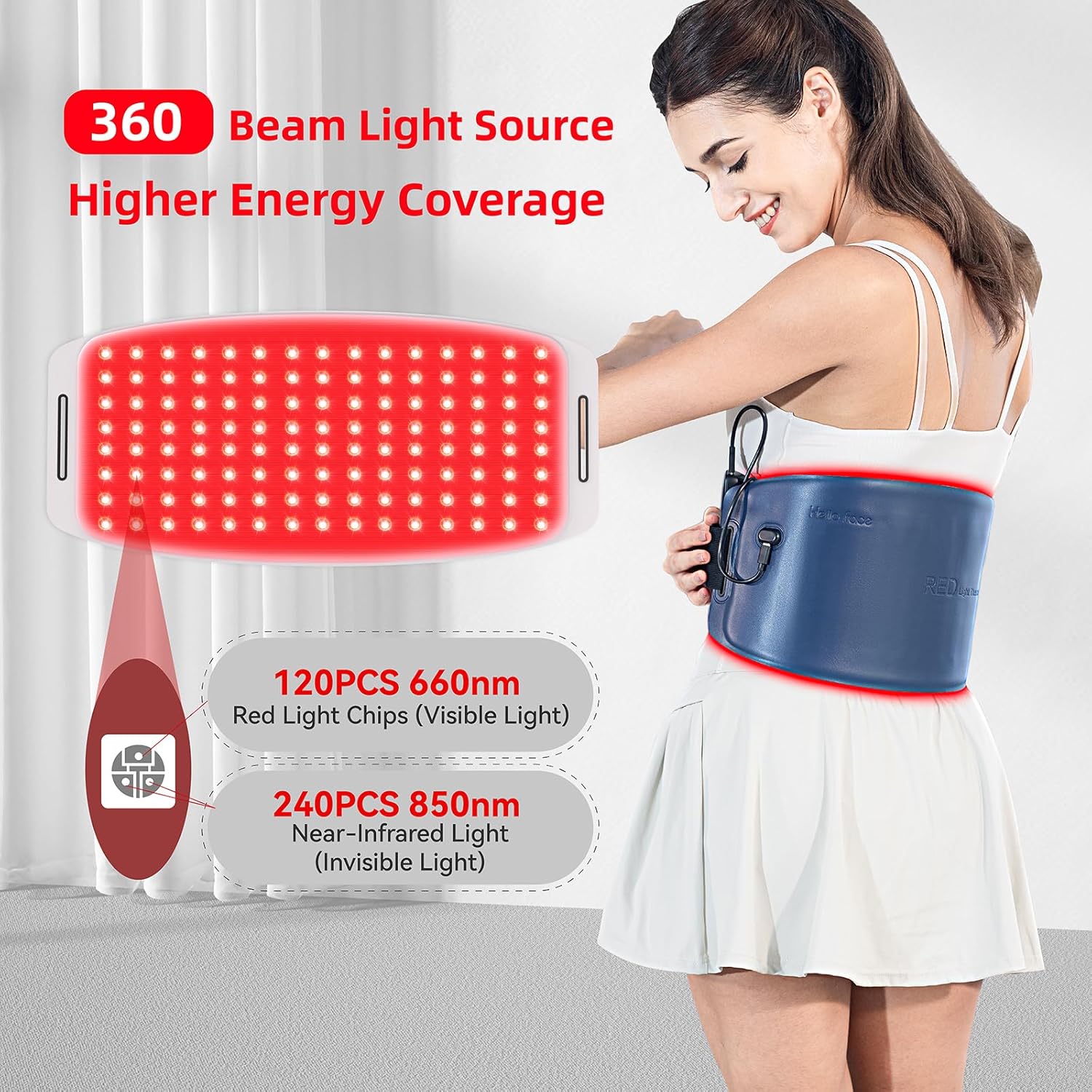 LED Light Therapy Belt
