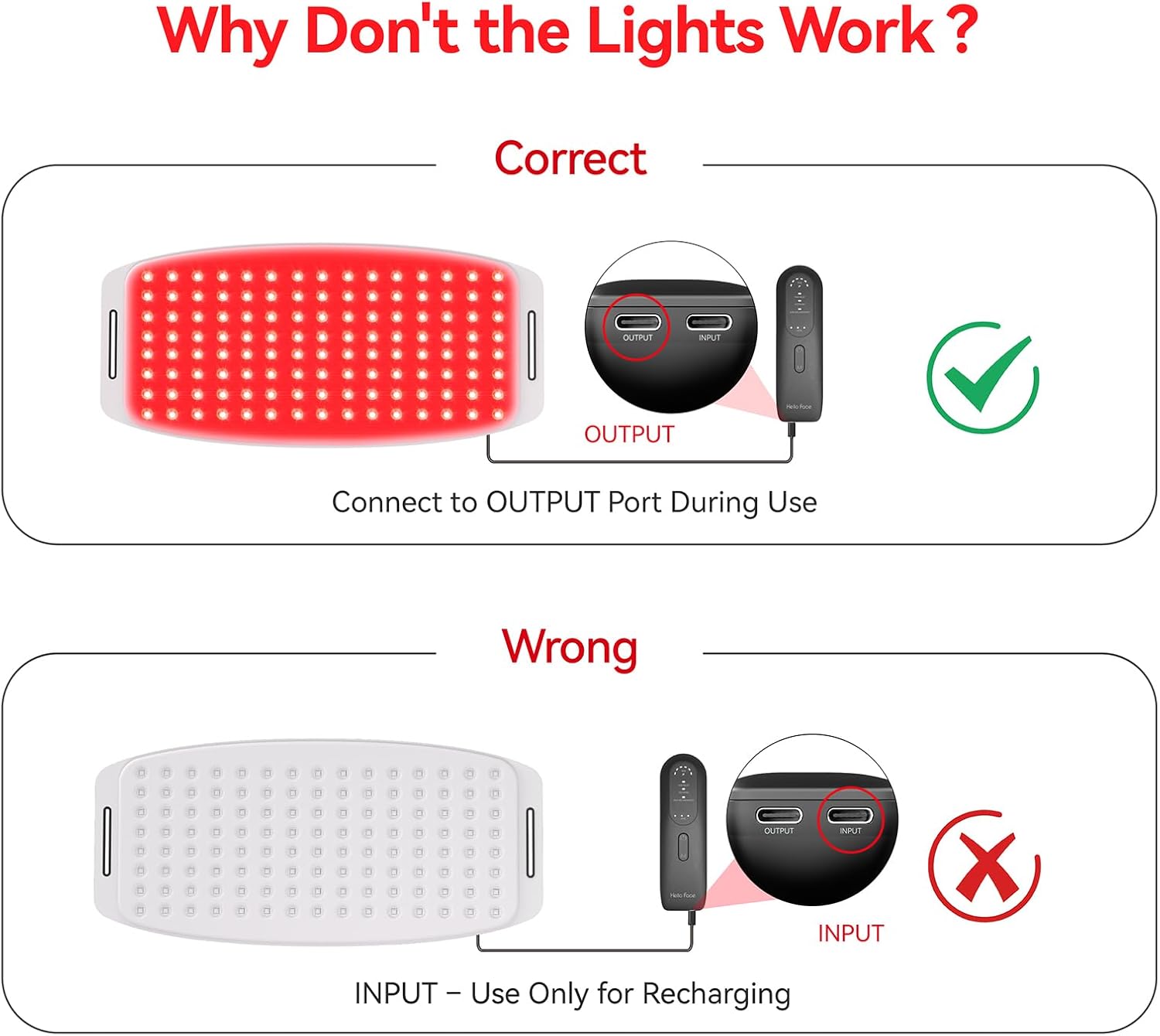LED Light Therapy Belt