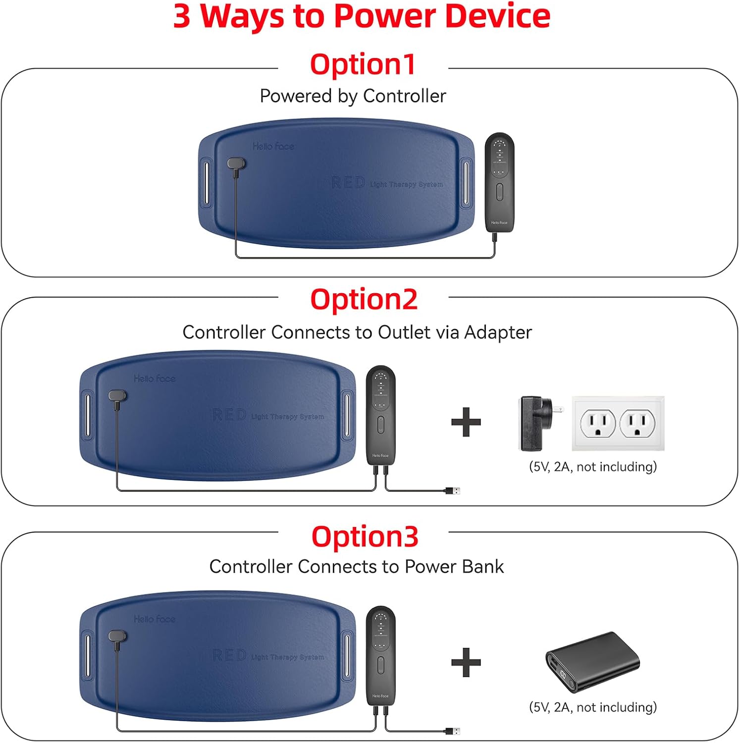 LED Light Therapy Belt