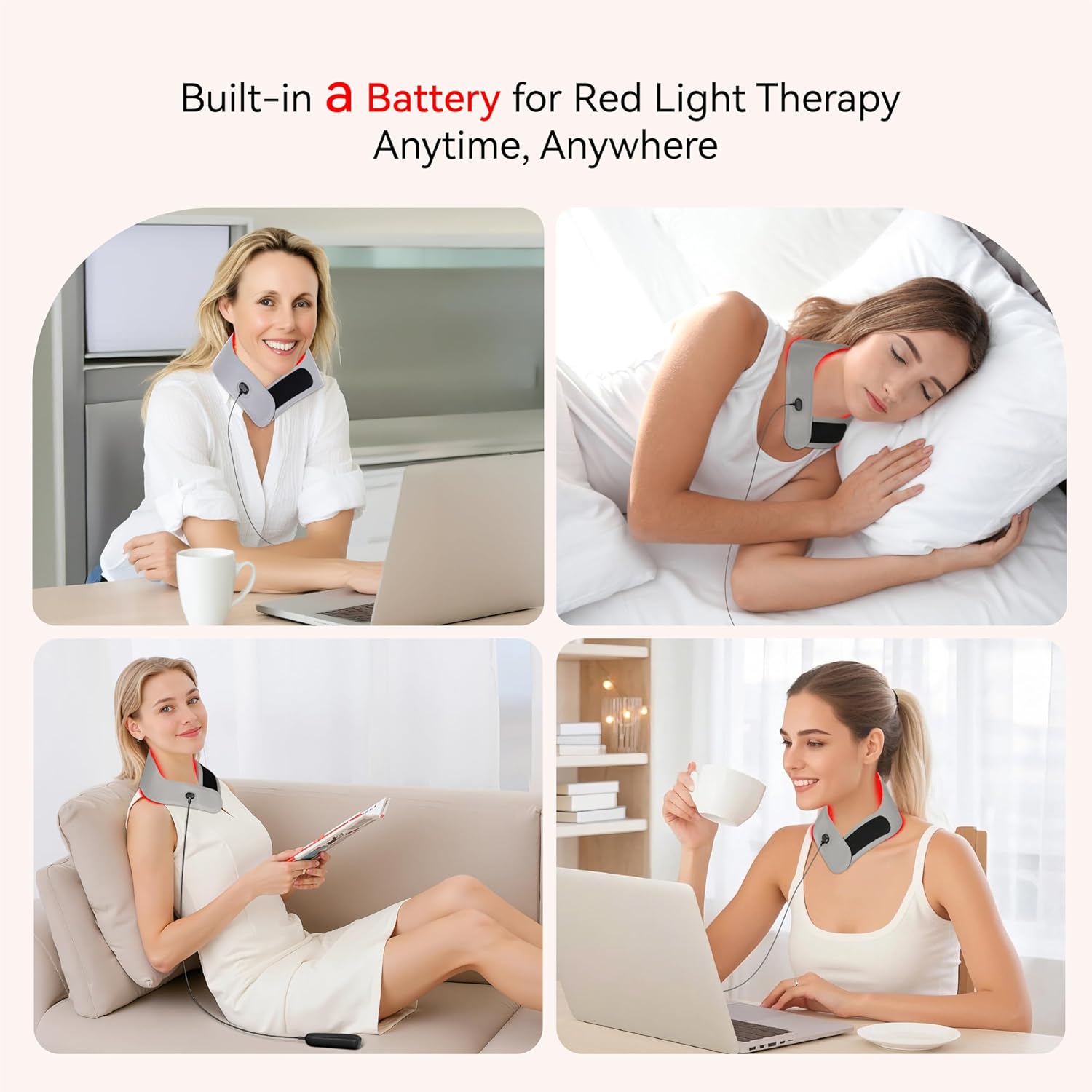 LED Light Therapy for Neck