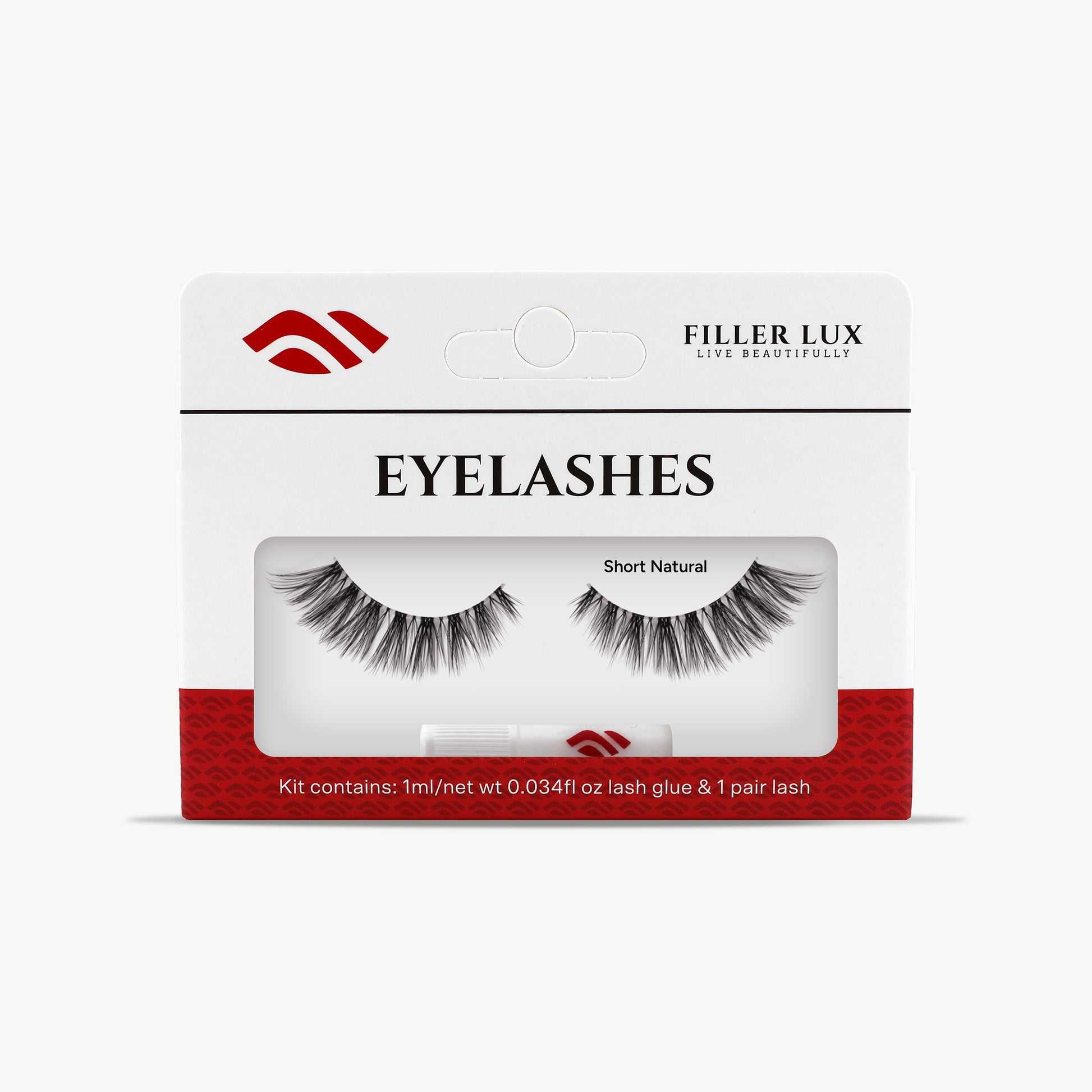 Short Natural False Eyelashes - Filler Lux