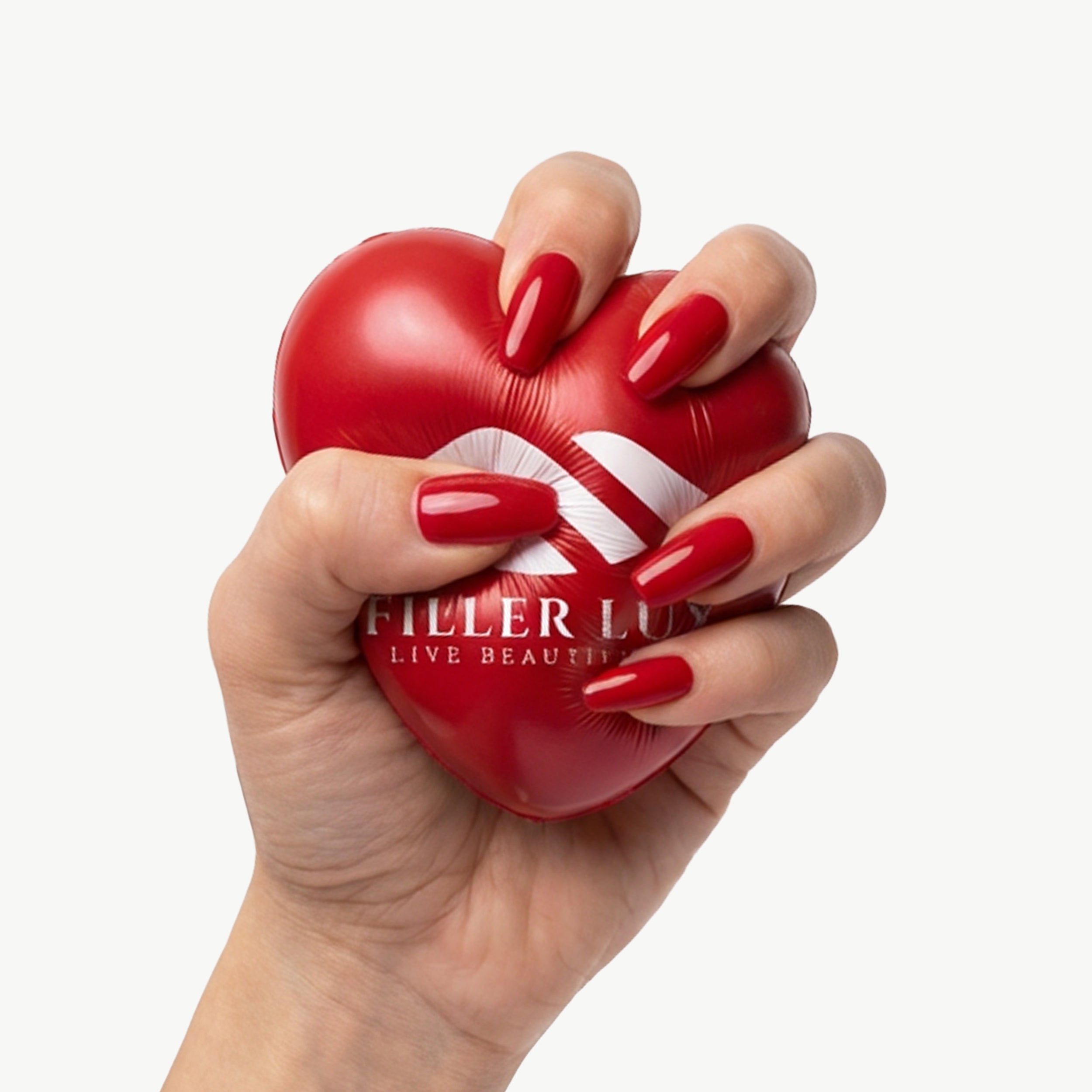 Stress Ball Red Heart Filler Lux™