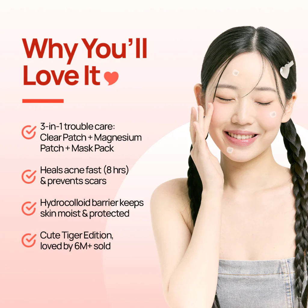 Tiger Trouble Patch with Mask