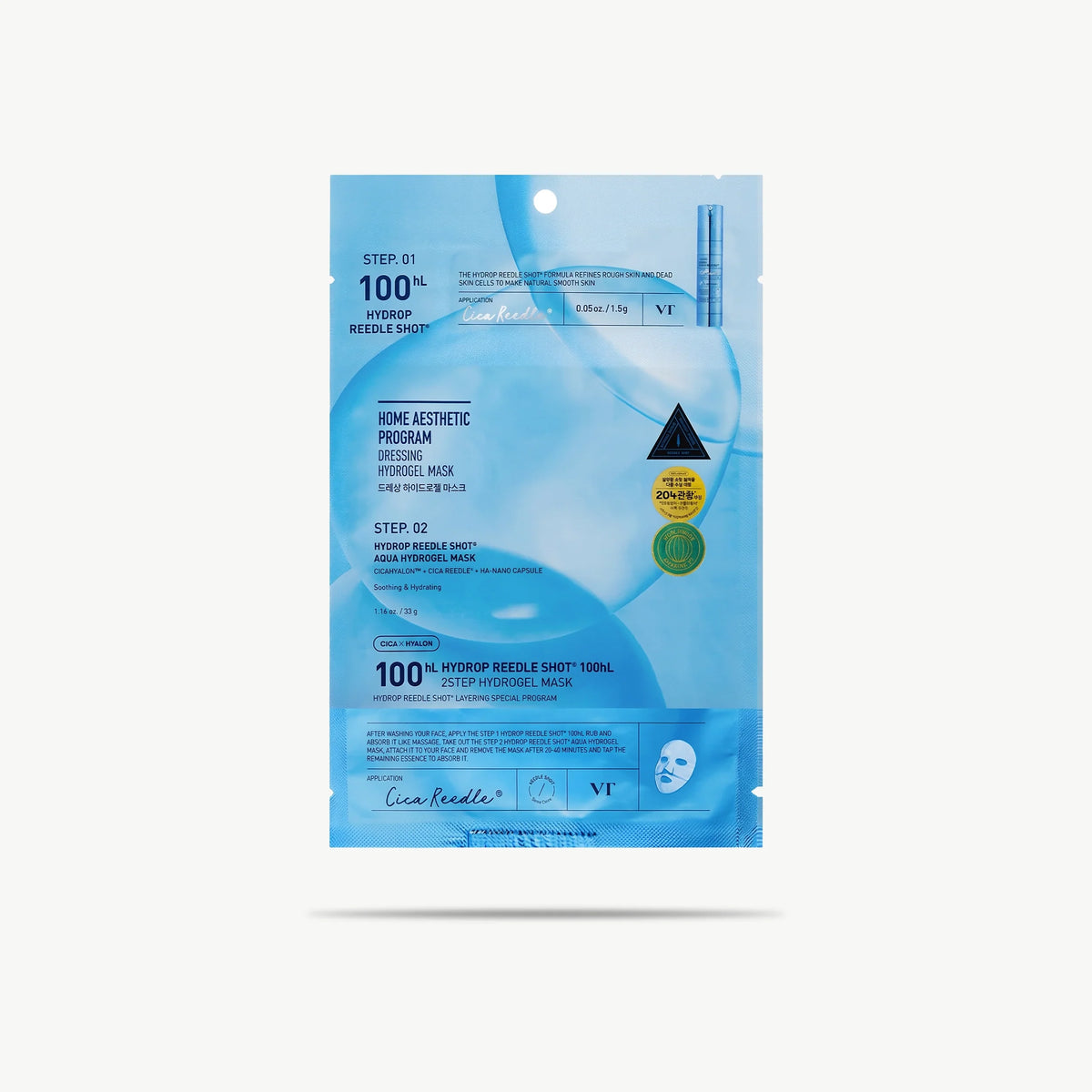 VT Hydrop Reedle Shot 100hL 2-Step Hydrogel Mask