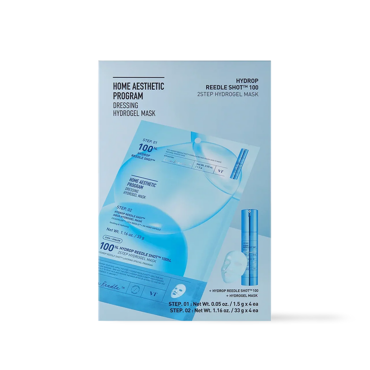 VT Hydrop Reedle Shot 100hL 2-Step Hydrogel Mask