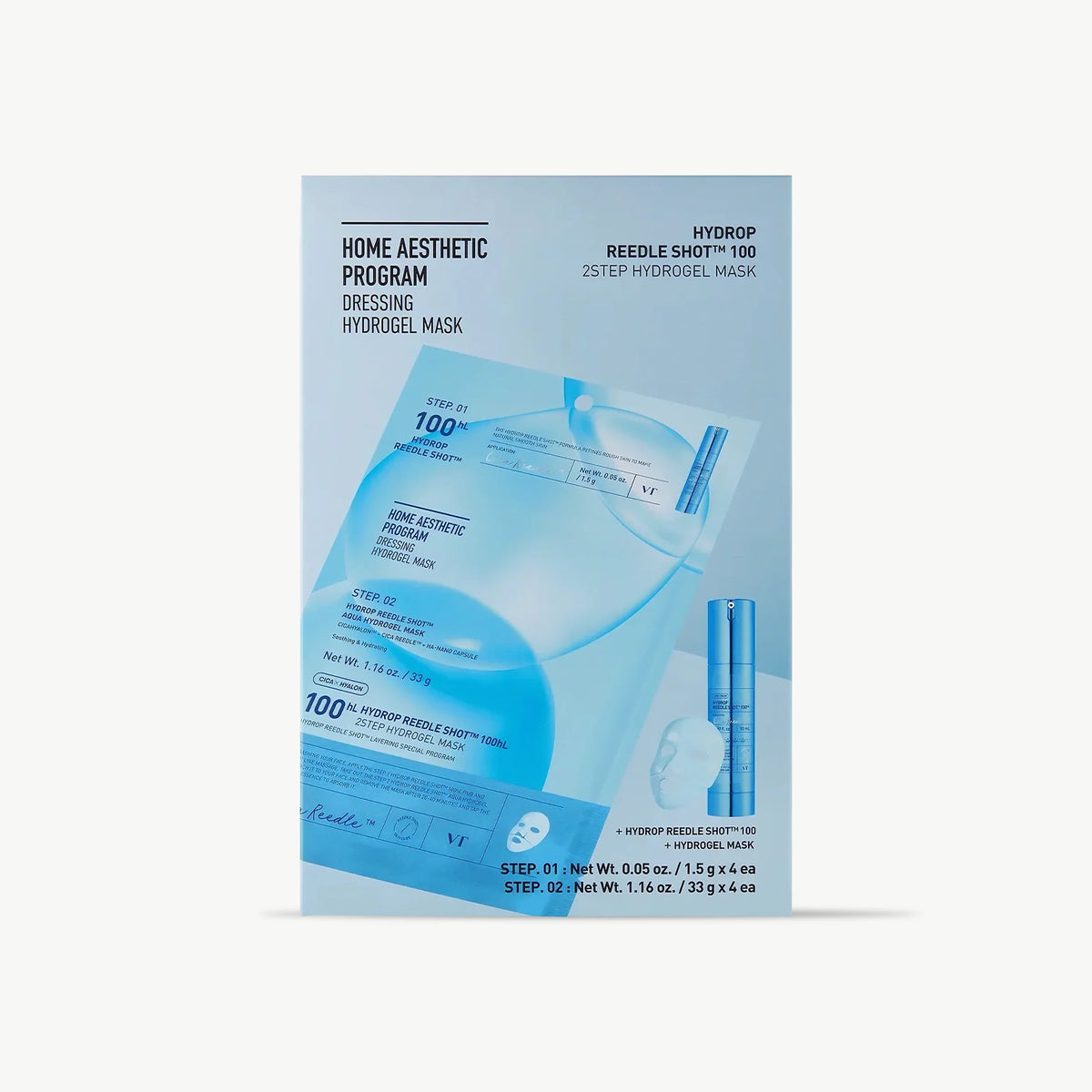VT Hydrop Reedle Shot 100hL 2-Step Hydrogel Mask