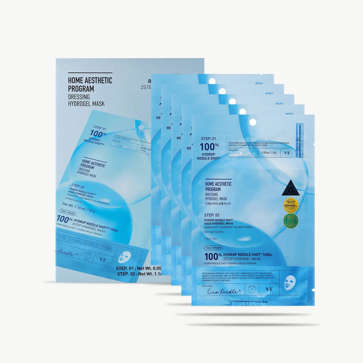 VT Hydrop Reedle Shot 100hL 2-Step Hydrogel Mask
