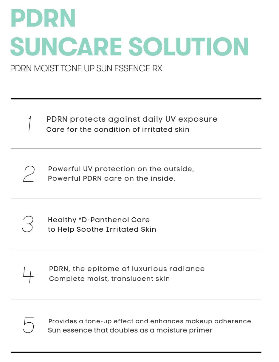 VT PDRN Moist Tone Up Sun Essence RX SPF50+ / PA++++