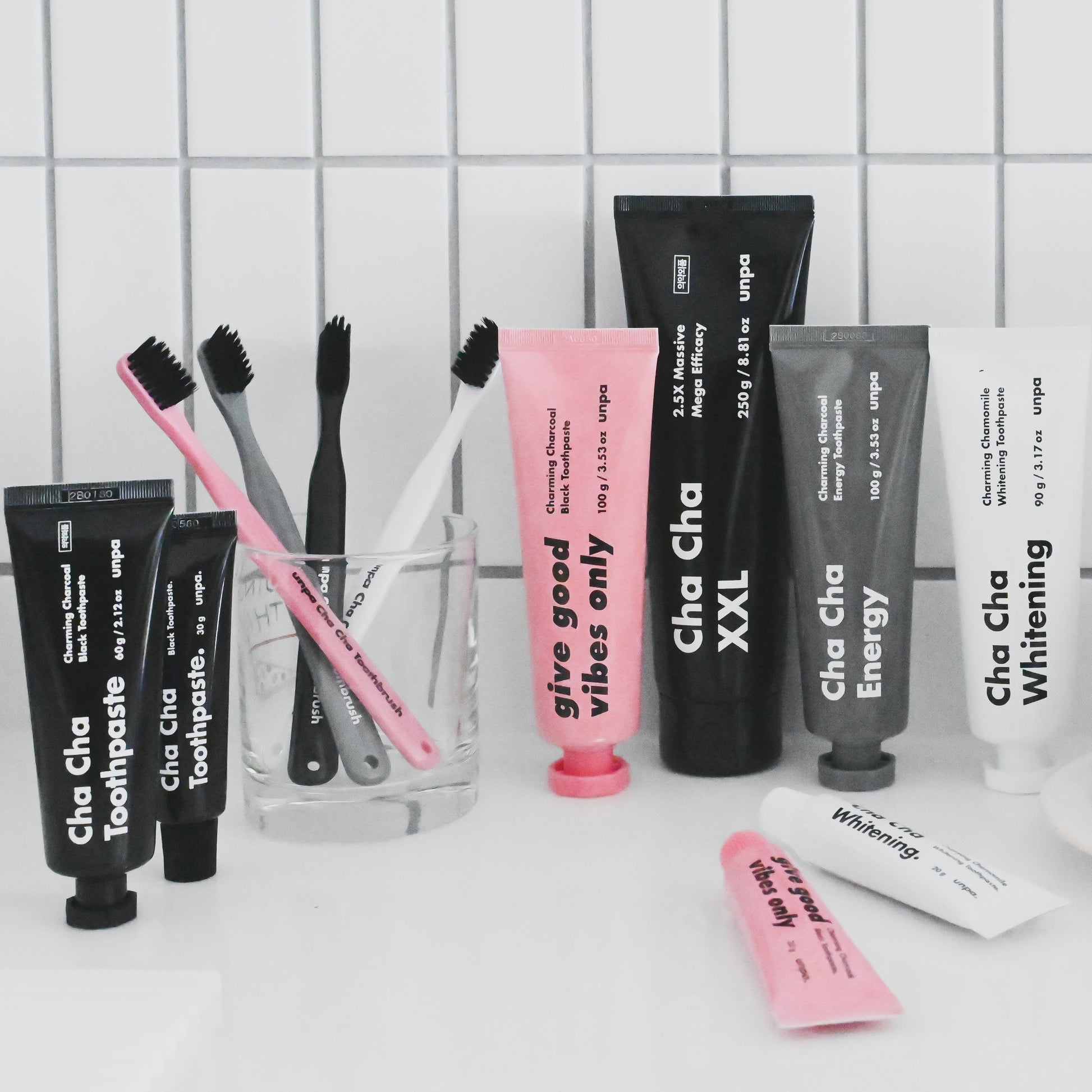 Cha Cha Charcoal Mint Toothpaste - Filler Lux