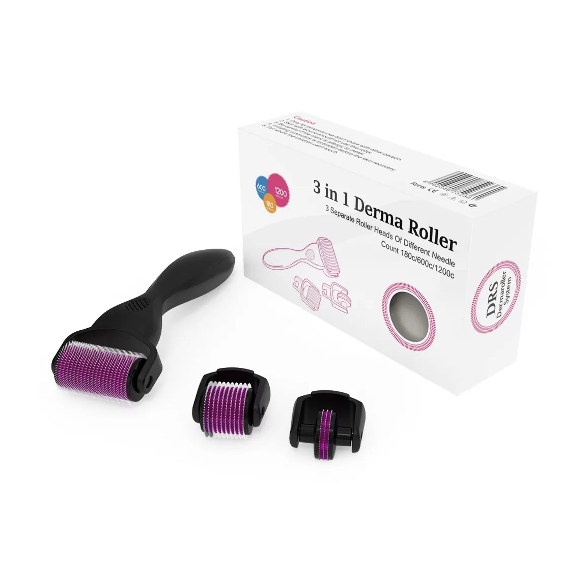 Derma Roller 3 in 1 Kit 600 Microneedles - Filler Lux