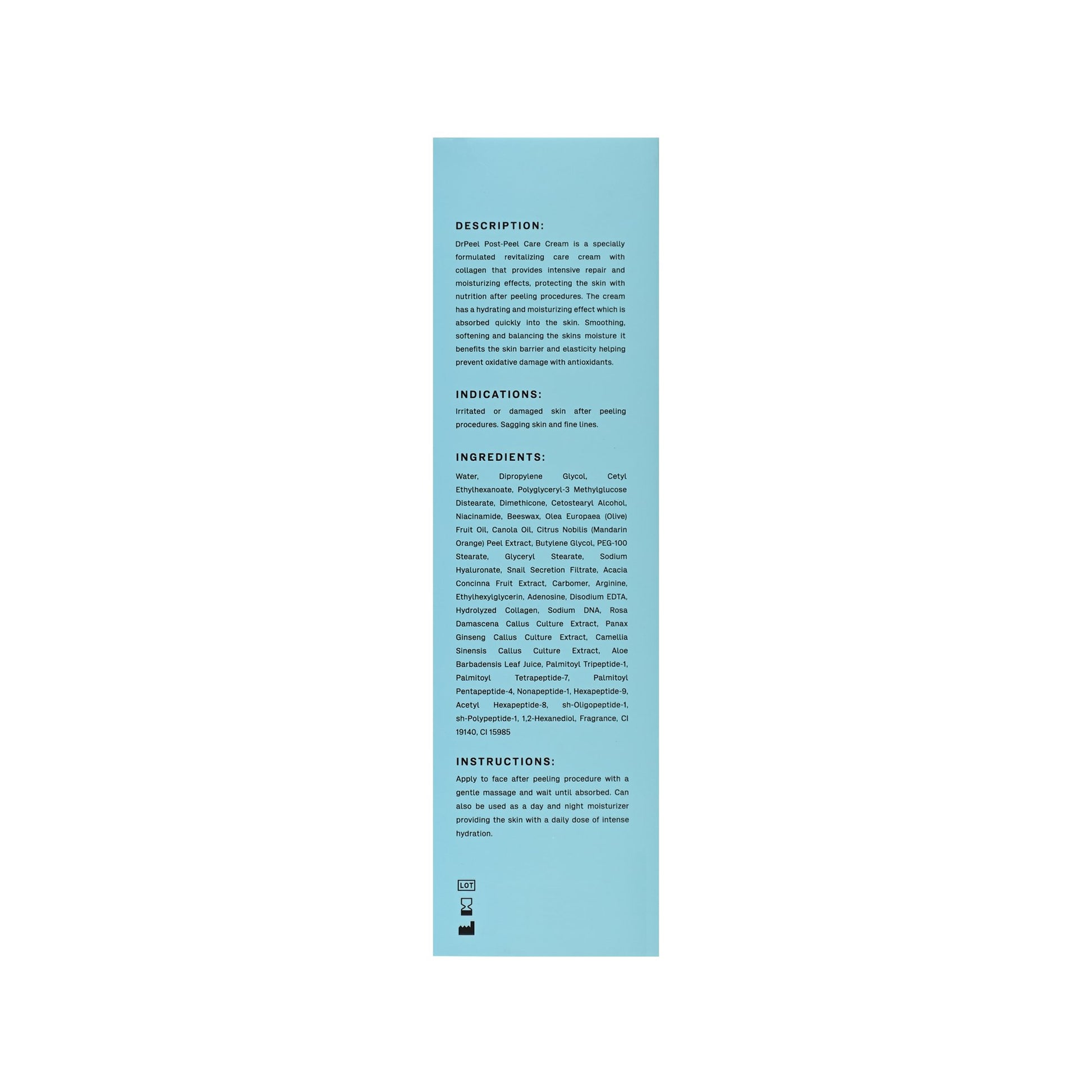 Dr Peel Post-Peel Care Cream - Filler Lux