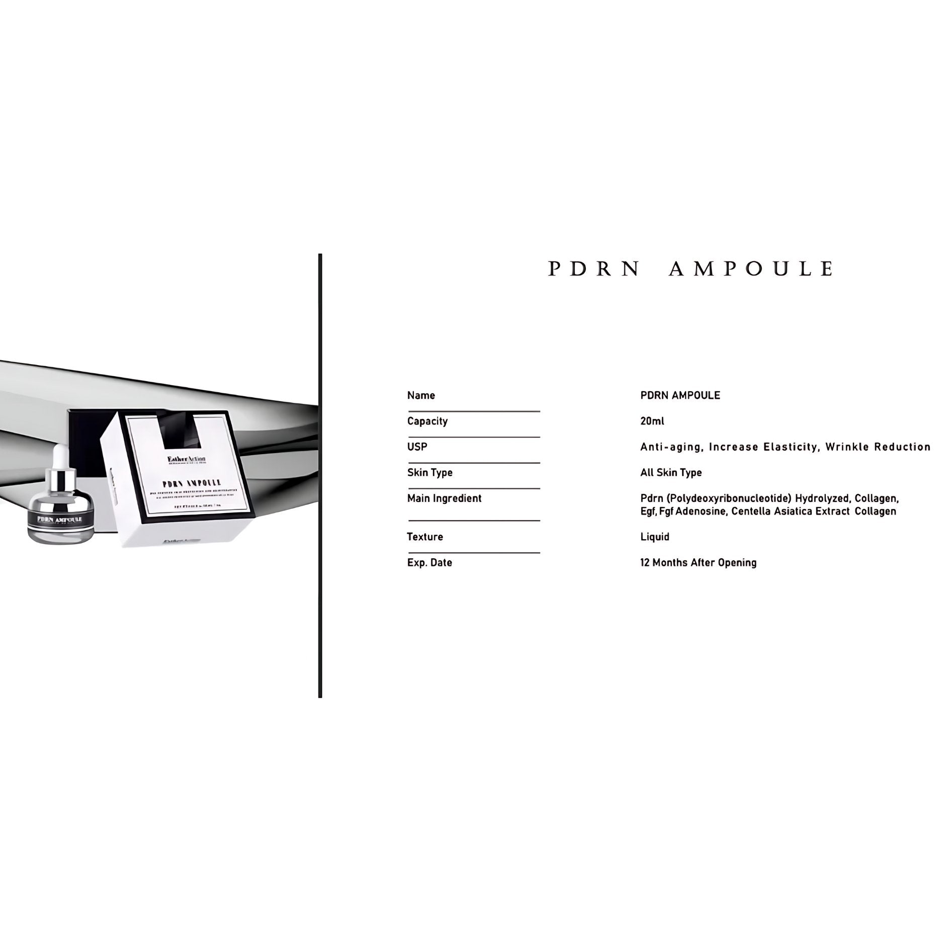 EstherAction PDRN Ampoule - Filler Lux